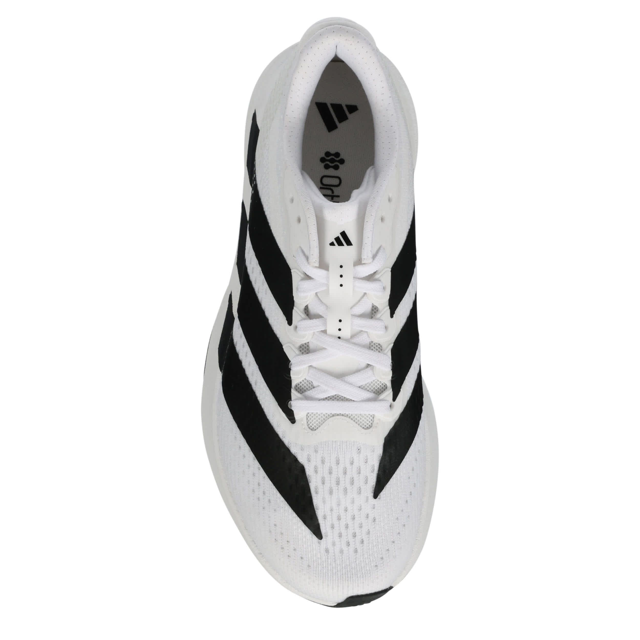 ADIDAS-WOMENS ADIZERO PACER RUNNING SHOE-WHITE & BLACK