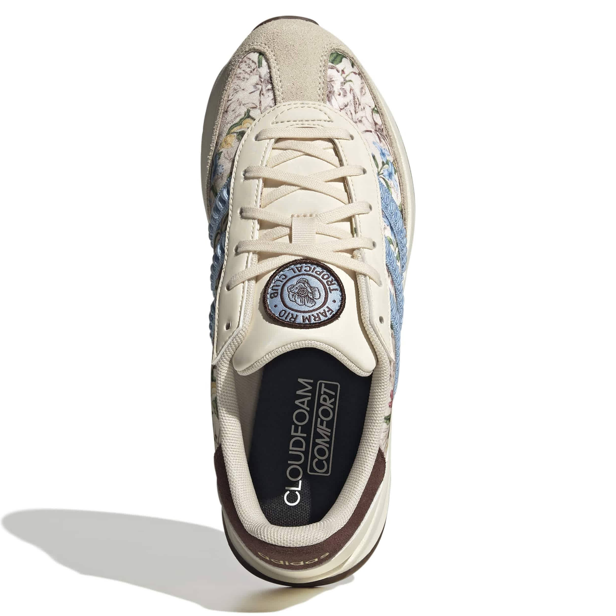 ADIDAS-WOMENS RUN 70S 2.0 SNEAKER-OFF WHITE & FLORAL