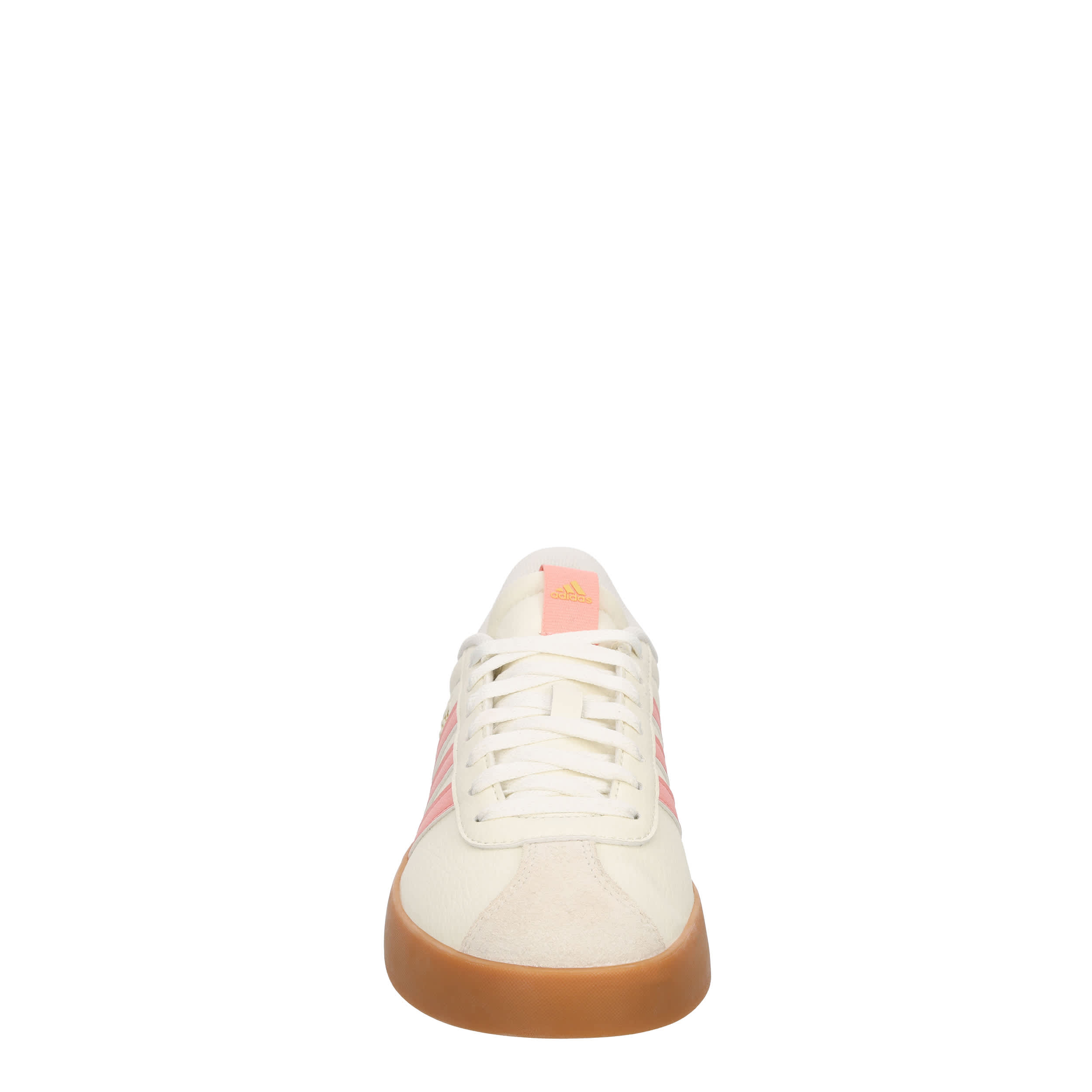 ADIDAS-WOMENS VL COURT 3.0 SNEAKER-OFF WHITE & BLUSH