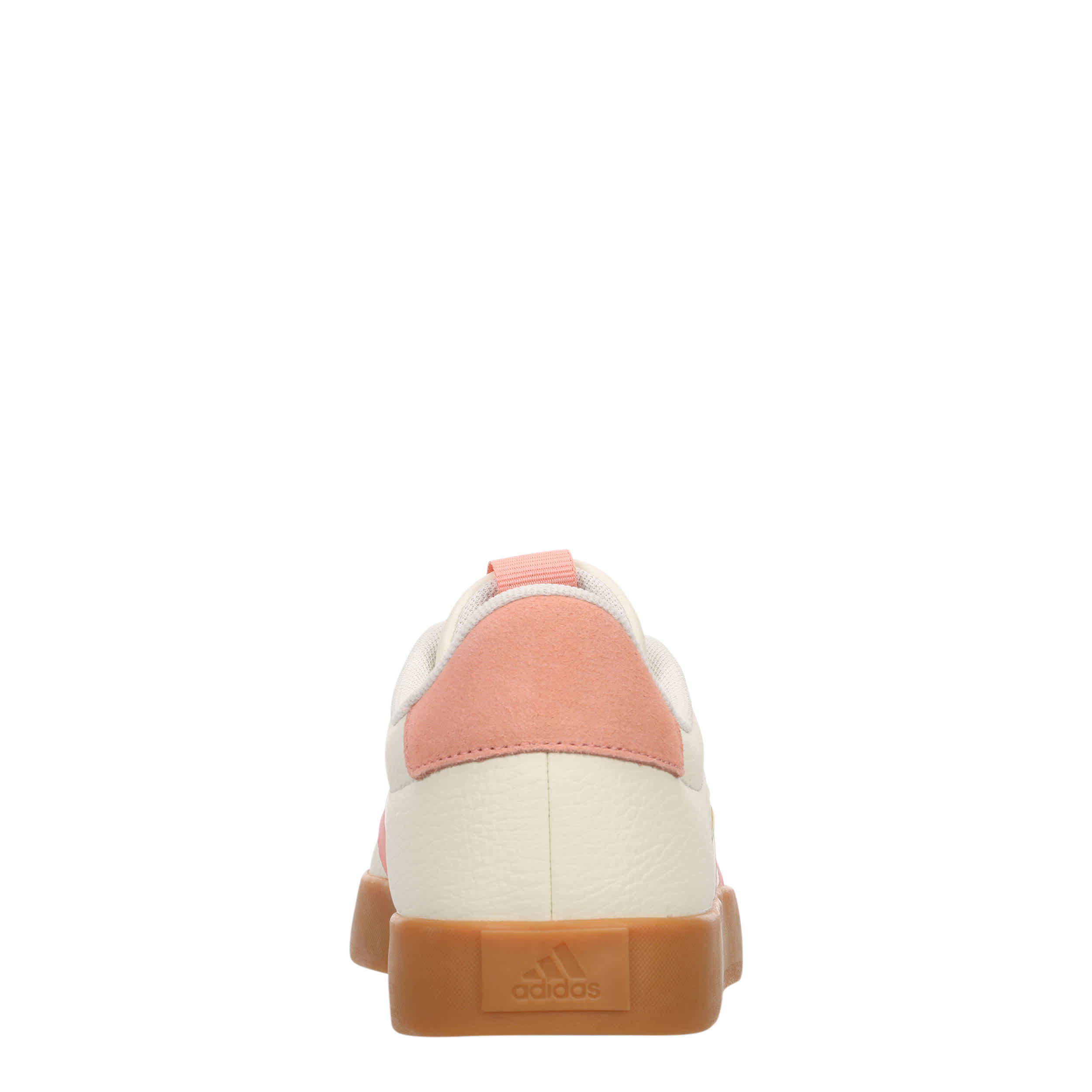 ADIDAS-WOMENS VL COURT 3.0 SNEAKER-OFF WHITE & BLUSH