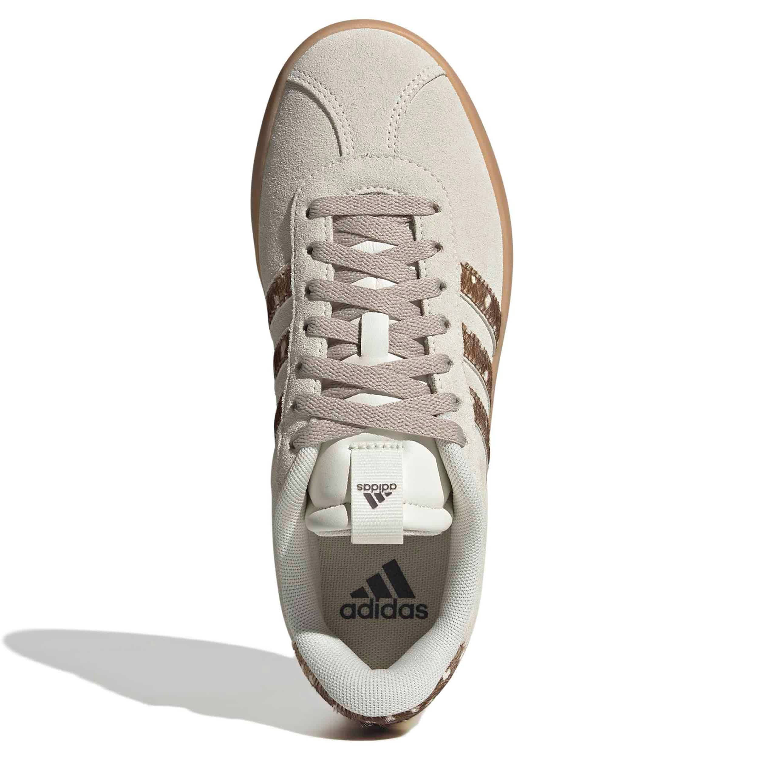 ADIDAS-WOMENS VL COURT 3.0 SNEAKER-OFF WHITE & ANIMAL