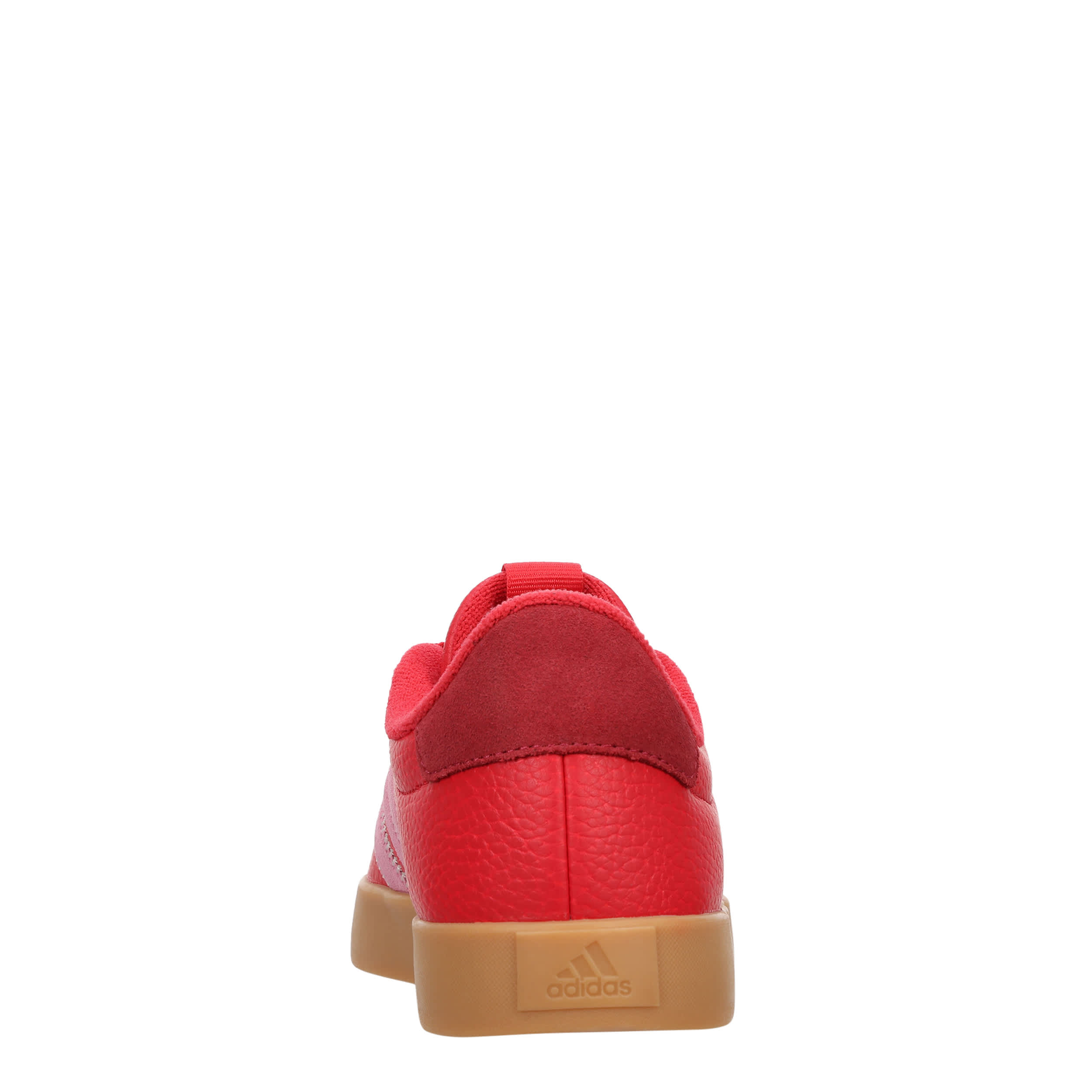 ADIDAS-WOMENS VL COURT 3.0 SNEAKER-RED & PINK
