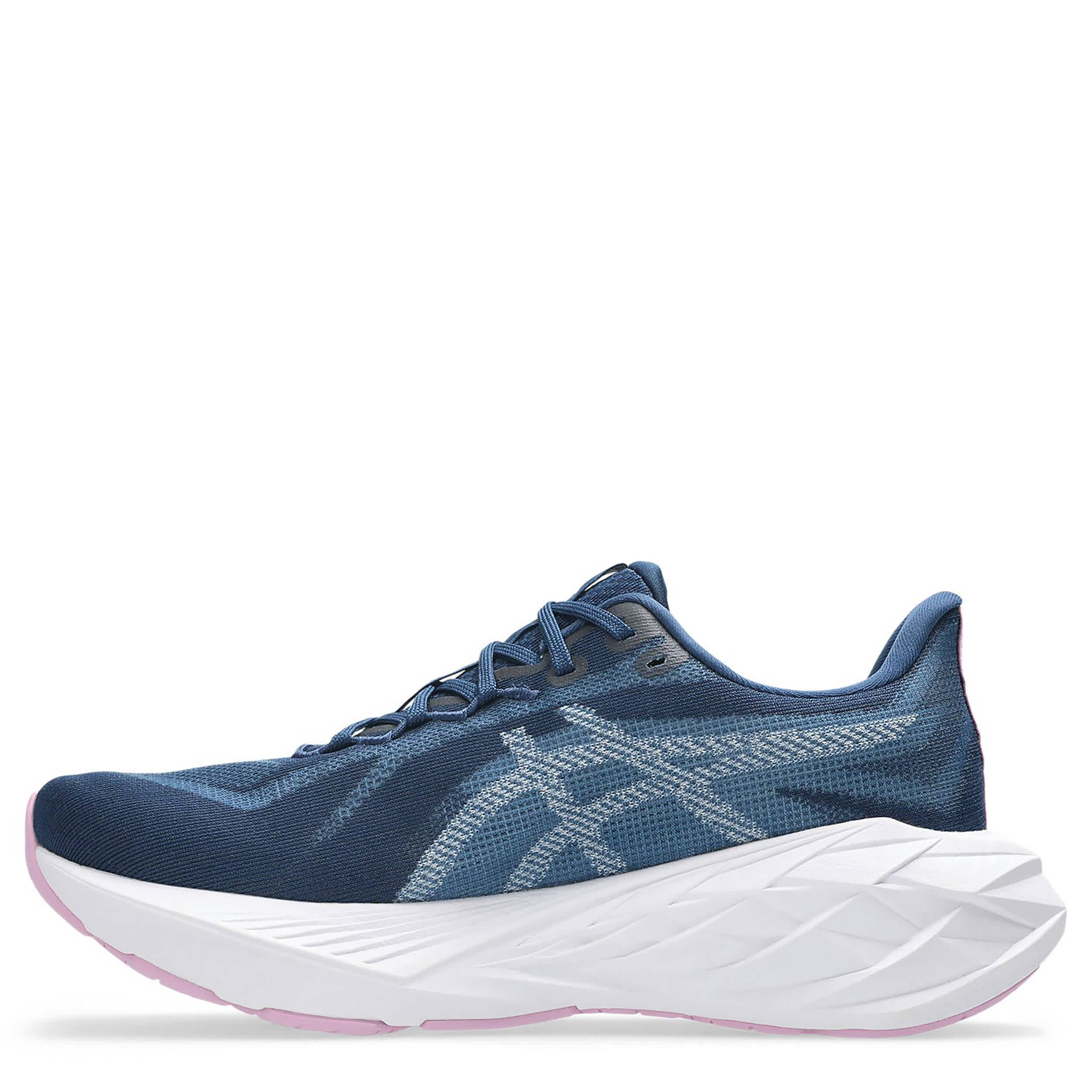 ASICS-WOMENS DYNABLAST 6 RUNNING SHOE-BLUE & LILAC