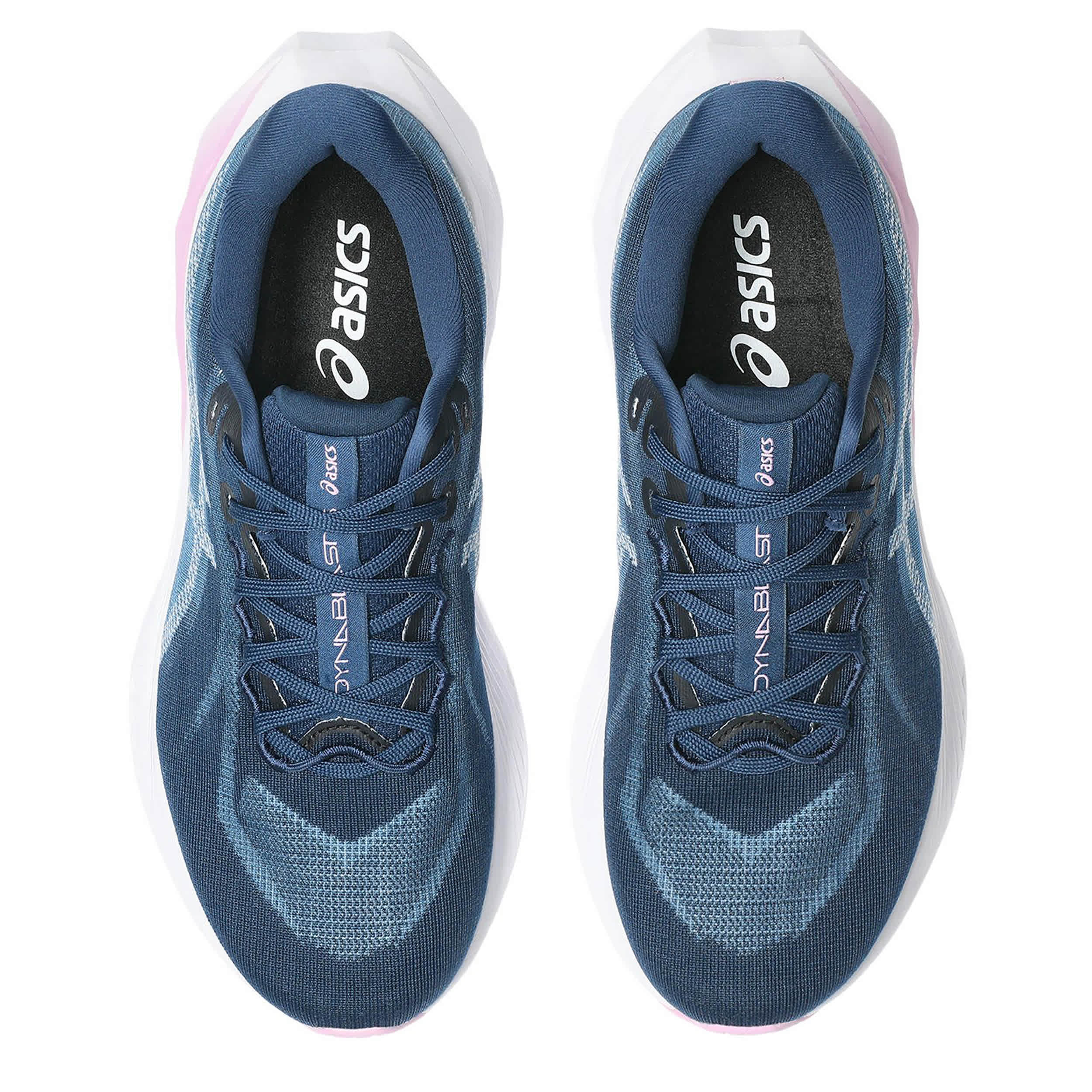 ASICS-WOMENS DYNABLAST 6 RUNNING SHOE-BLUE & LILAC