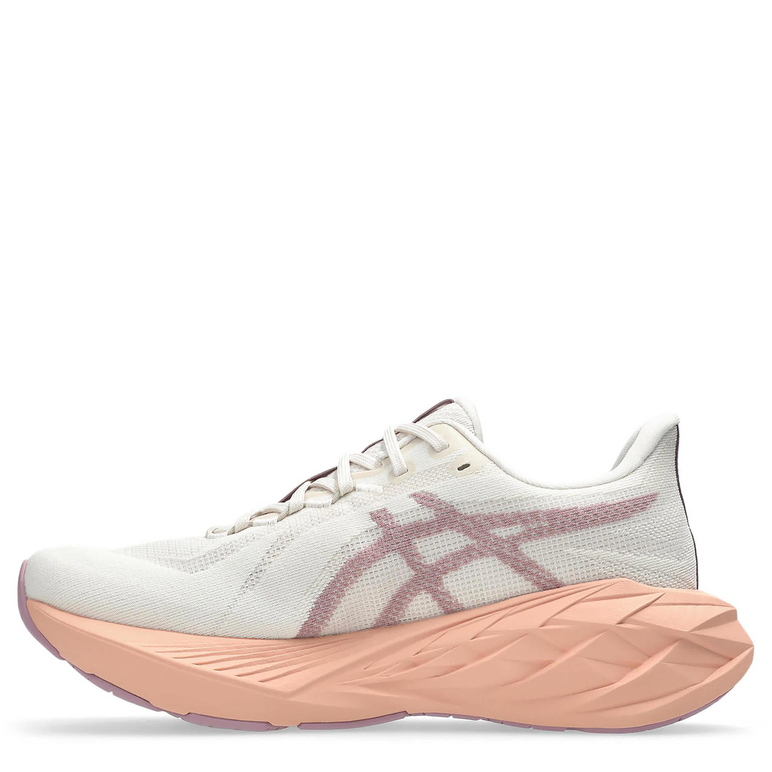 ASICS-WOMENS DYNABLAST 6 RUNNING SHOE-OFF WHITE & PEACH