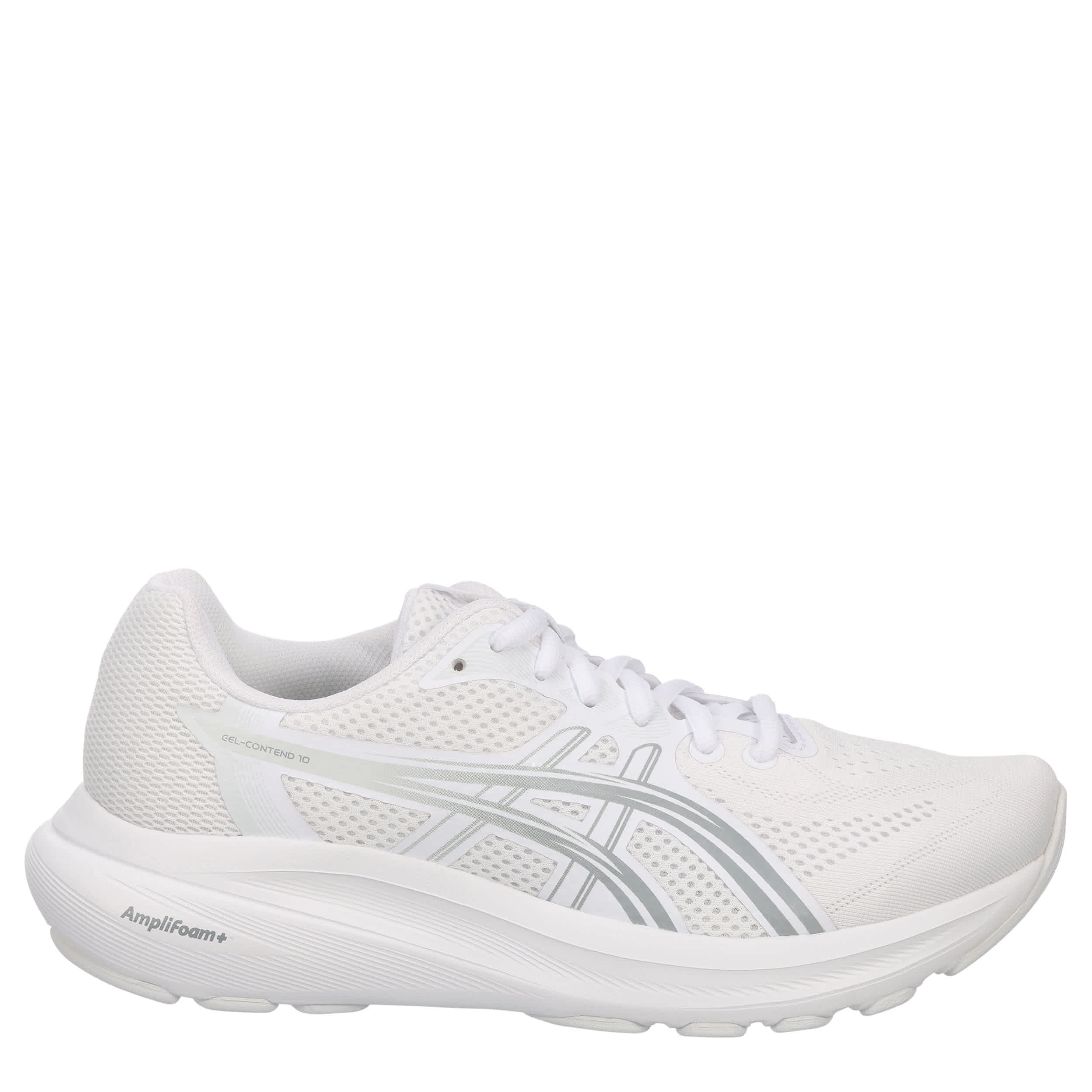 ASICS-WOMENS GEL-CONTEND 10 RUNNING SHOE-WHITE & WHITE