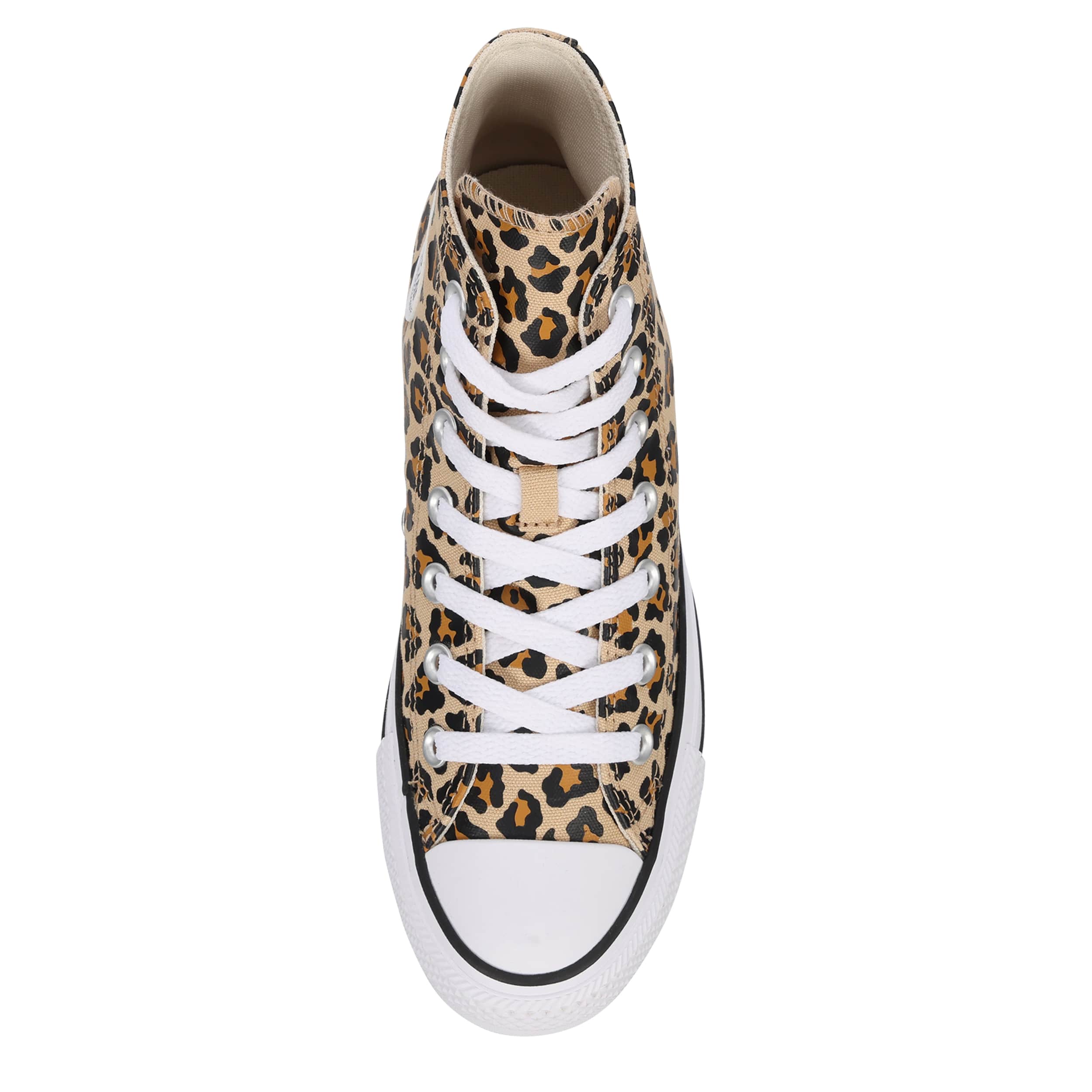 CONVERSE-UNISEX CHUCK TAYLOR ALL STAR HIGH TOP SNEAKER-LEOPARD & 