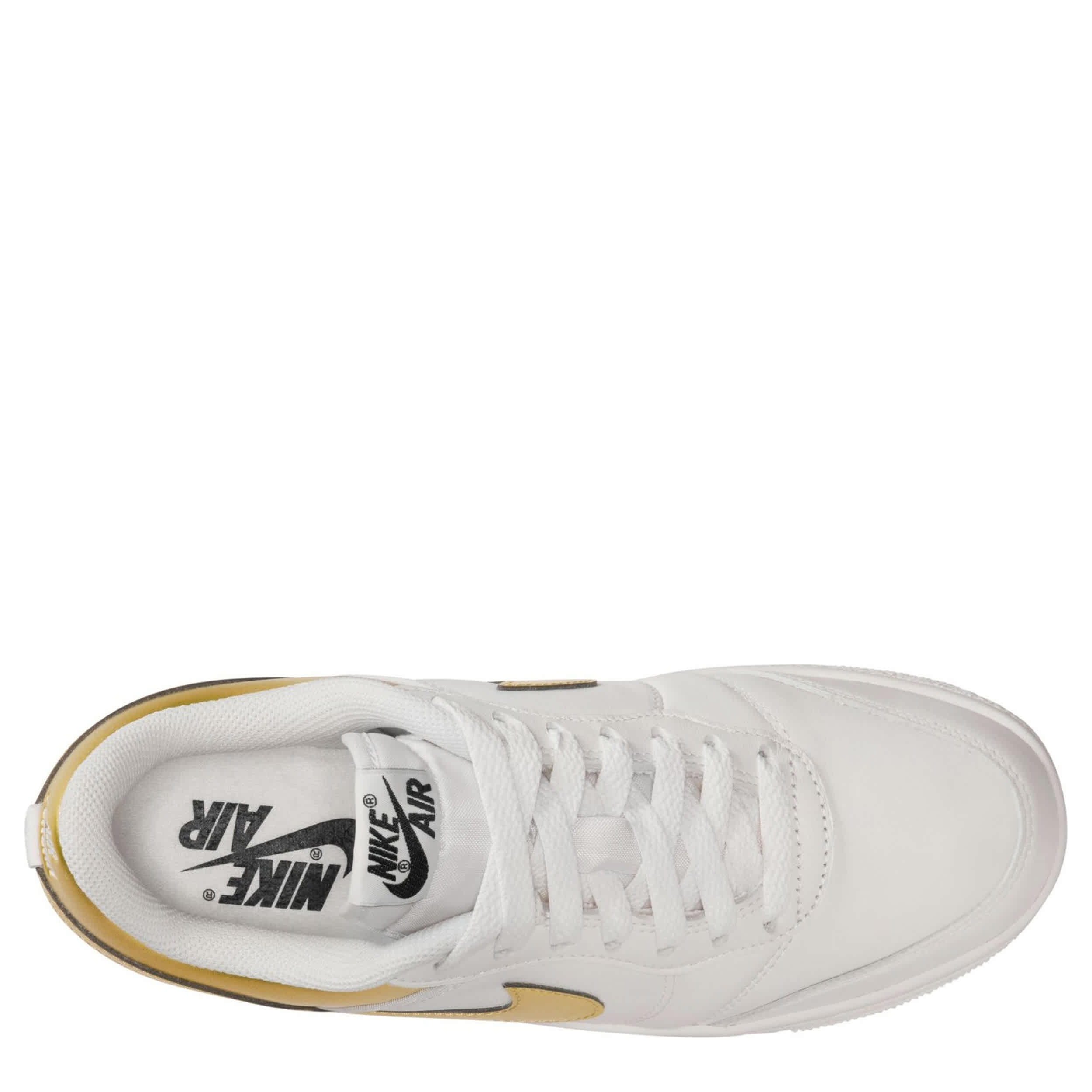 JORDAN-WOMENS SKYLINE LOW SNEAKER-WHITE & GOLD