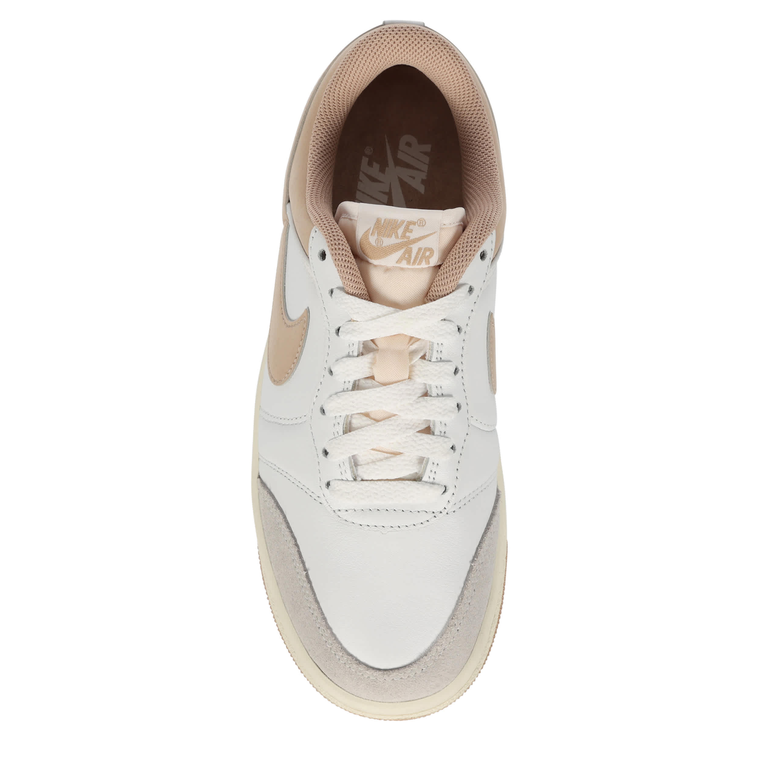 JORDAN-WOMENS SKYLINE LOW SNEAKER-TAN & OFF WHITE