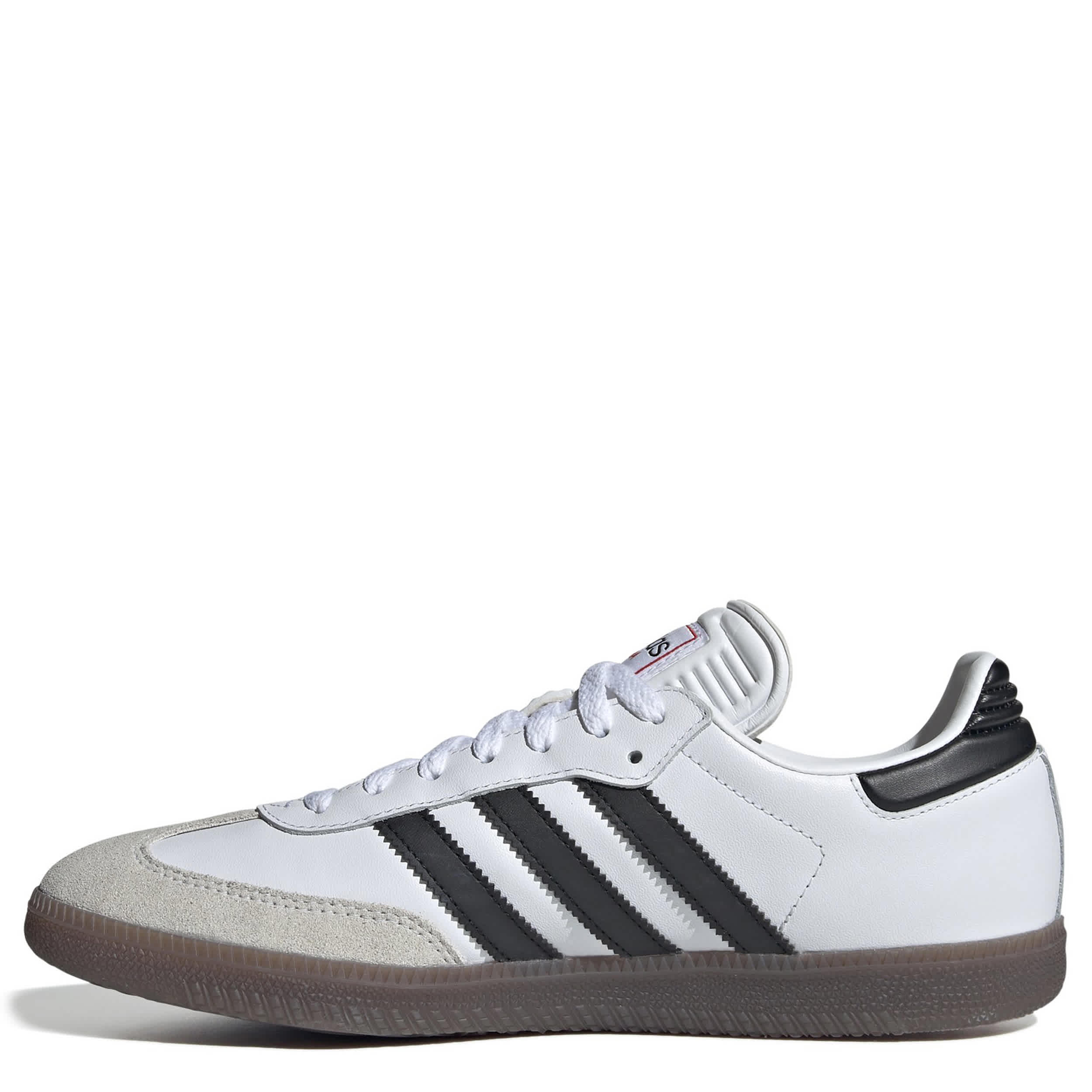 ADIDAS-WOMENS SAMBA INDOOR SOCCER SNEAKER-WHITE & BLACK