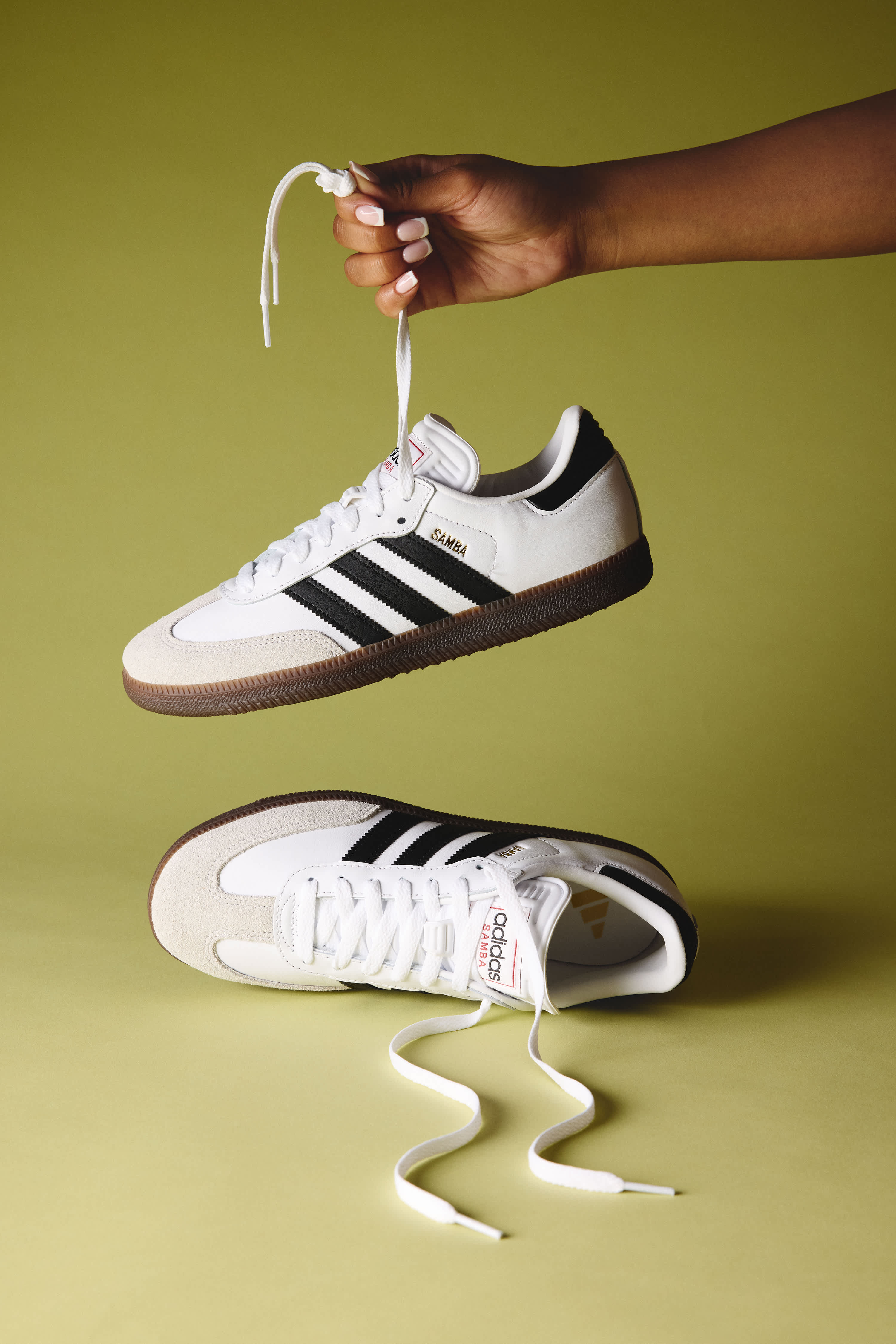 White Adidas Unisex Samba Indoor Soccer Sneaker | Rack Room Shoes