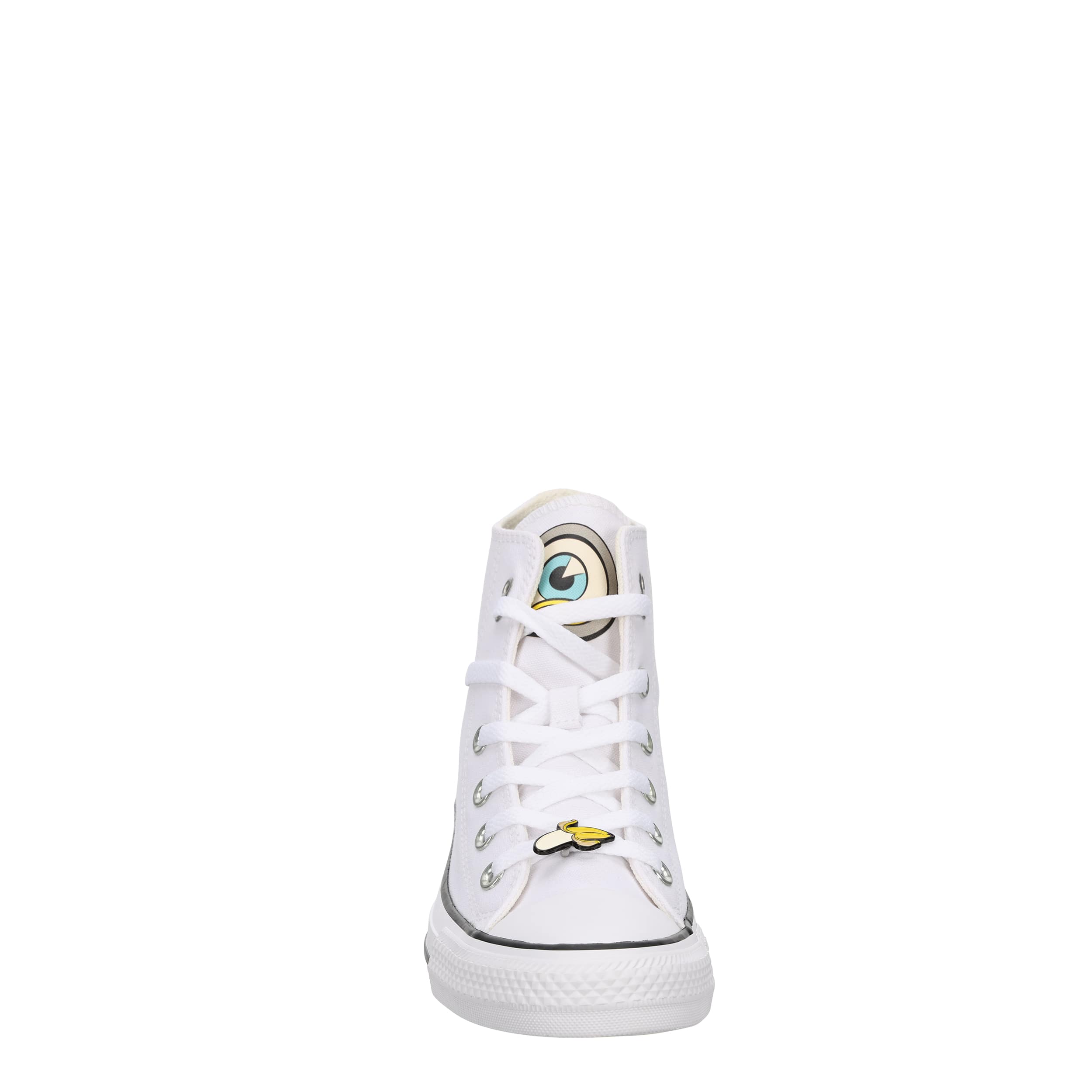CONVERSE-UNISEX CHUCK TAYLOR ALL STAR HIGH TOP MINIONS SNEAKER-WHITE & YELLOW