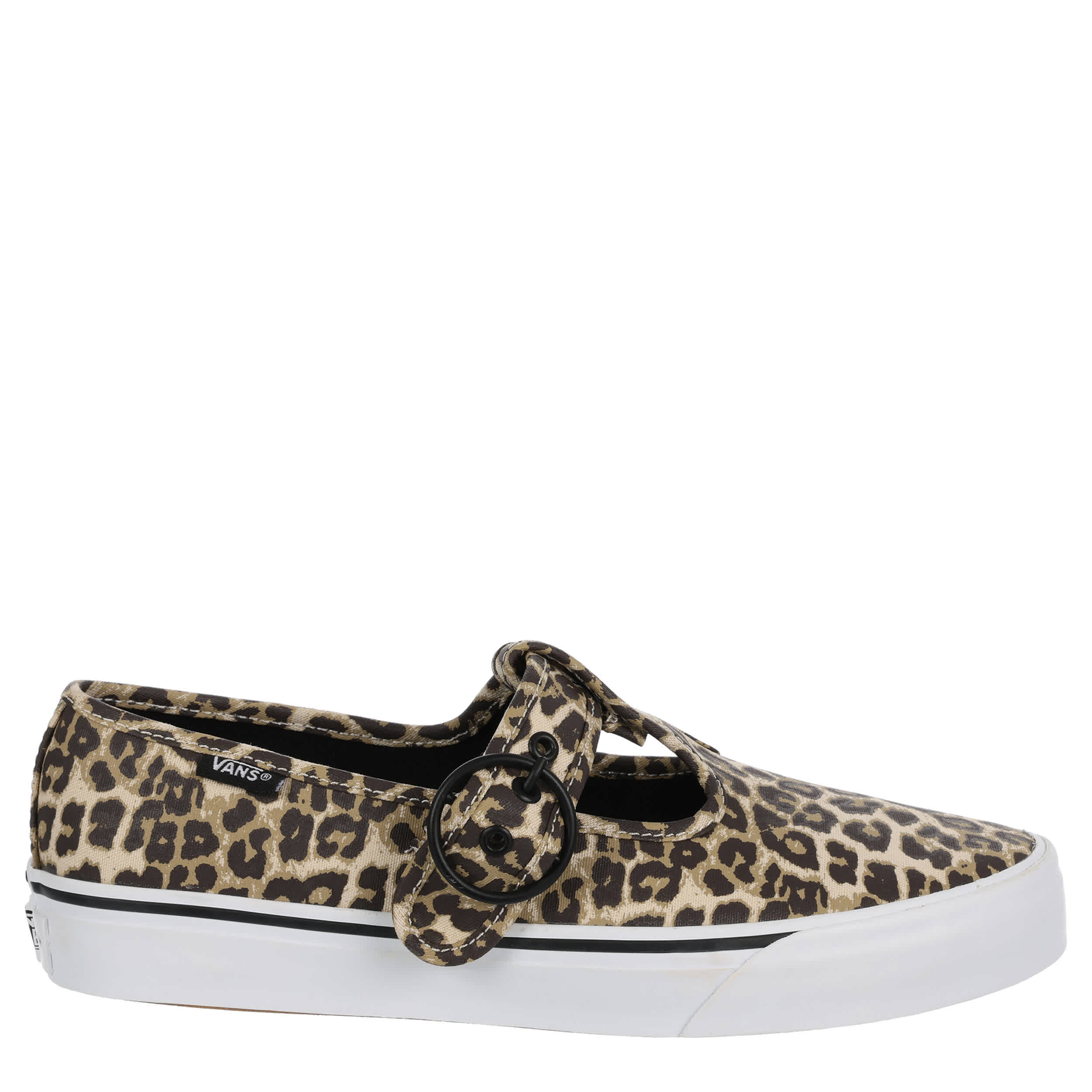 VANS-WOMENS LAINEY MARY JANE SNEAKER-LEOPARD & BLACK