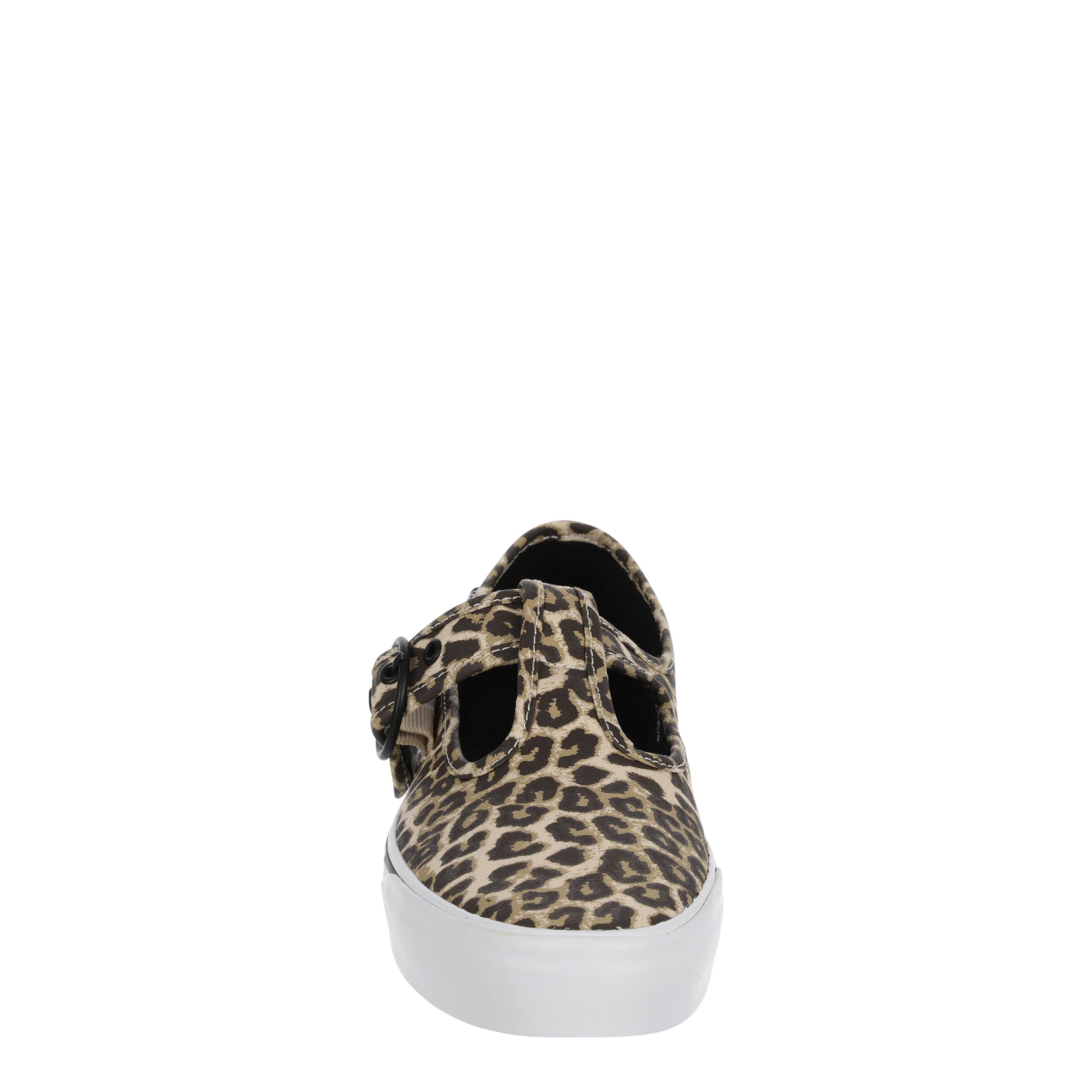 VANS-WOMENS LAINEY MARY JANE SNEAKER-LEOPARD & BLACK