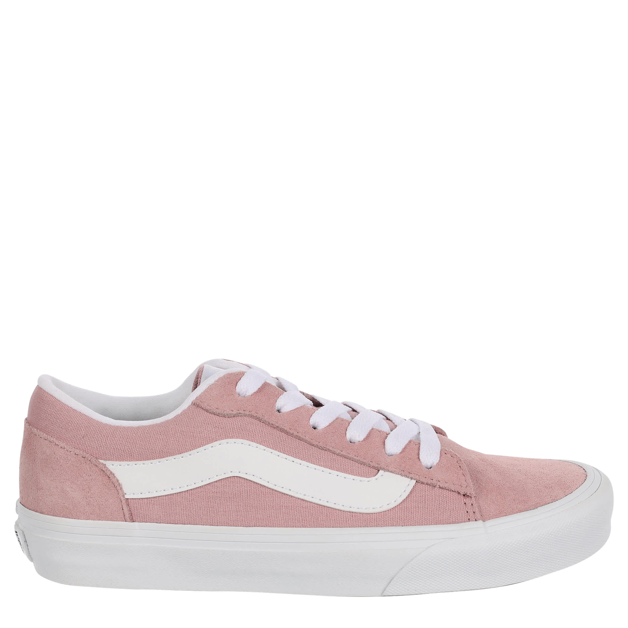 VANS-WOMENS VERO SNEAKER-MAUVE & WHITE
