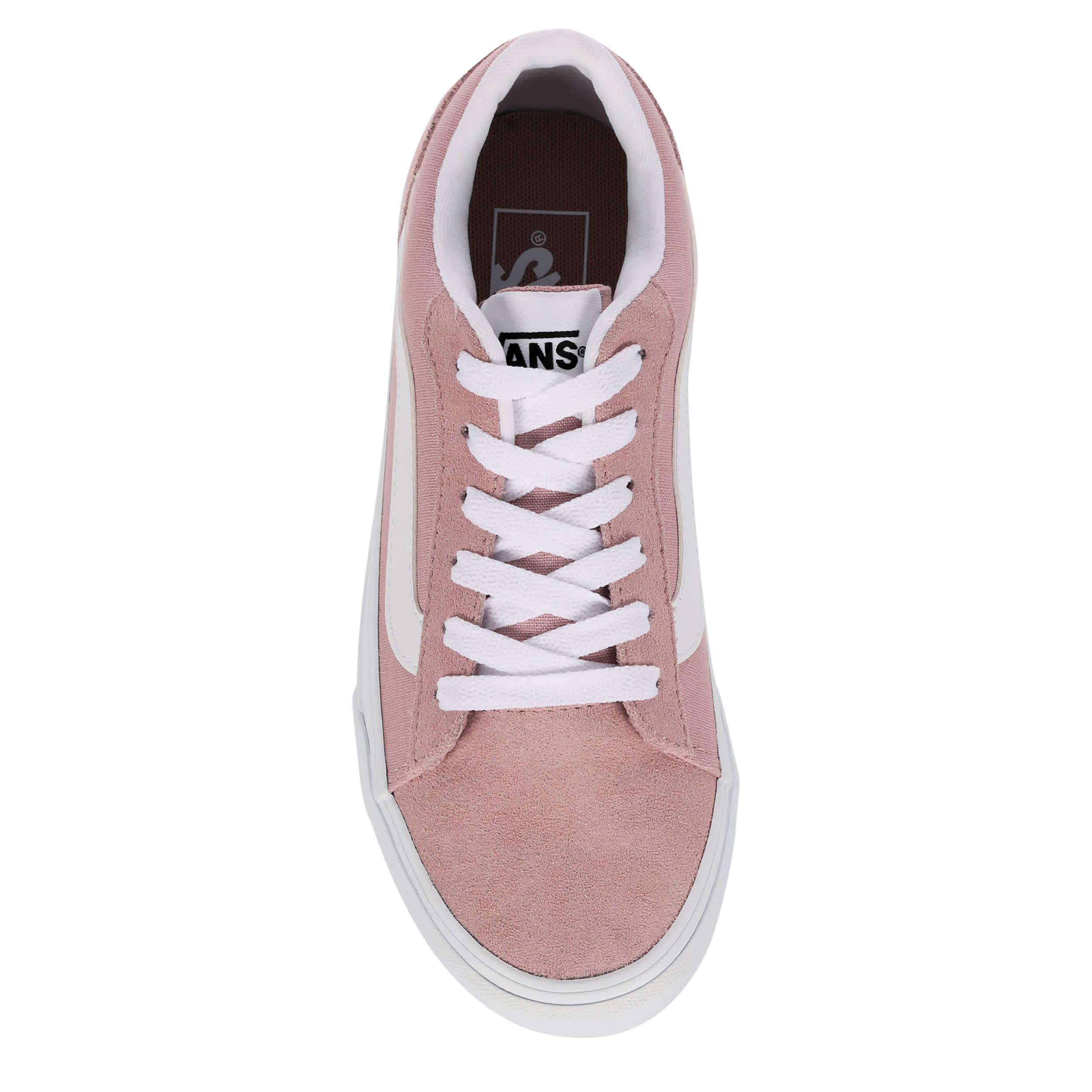 VANS-WOMENS VERO SNEAKER-MAUVE & WHITE