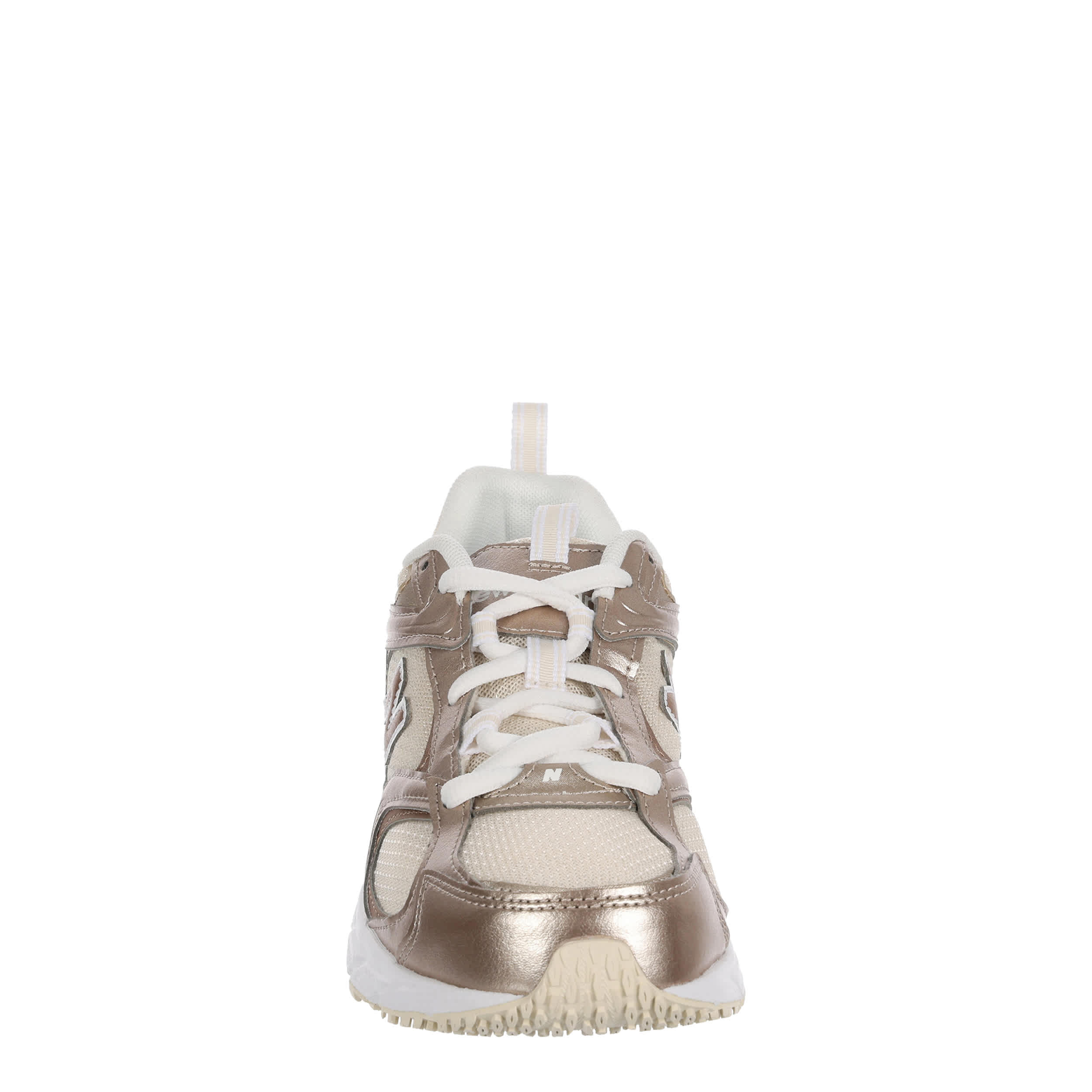 NEW BALANCE-WOMENS 408 SNEAKER-GOLD & WHITE