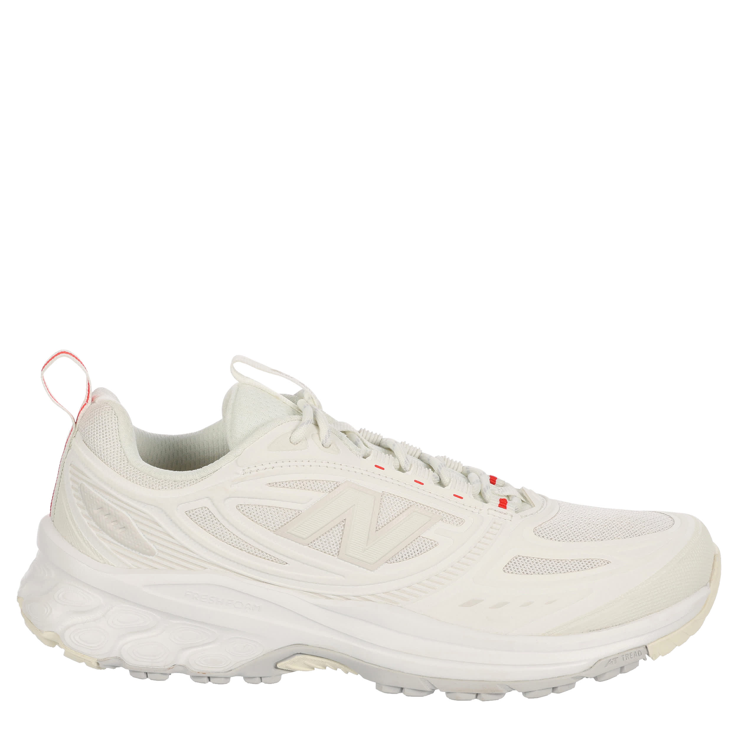 NEW BALANCE-WOMENS 410 V9 TRAIL SHOE-OFF WHITE & RED