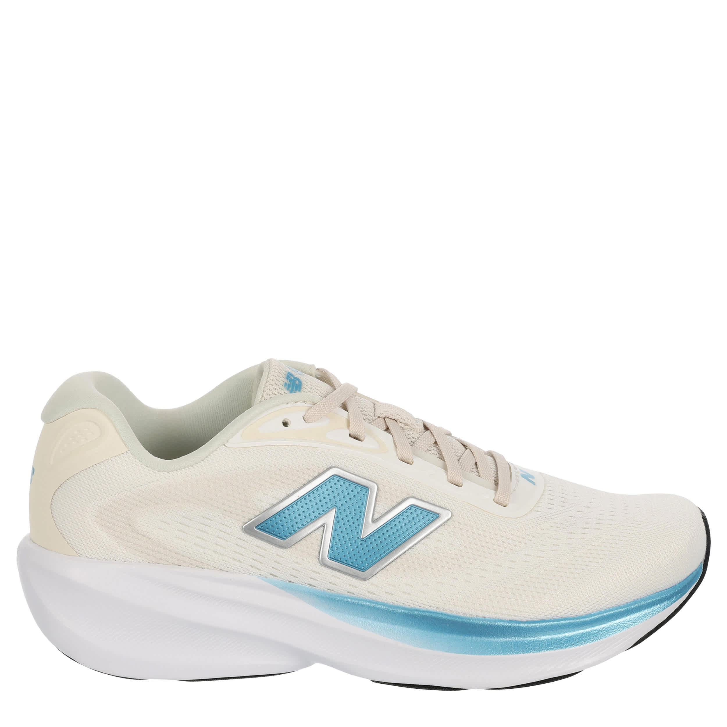 NEW BALANCE-WOMENS FRESH FOAM 680 V9 RUNNING SHOE-OFF WHITE & LIGHT BLUE
