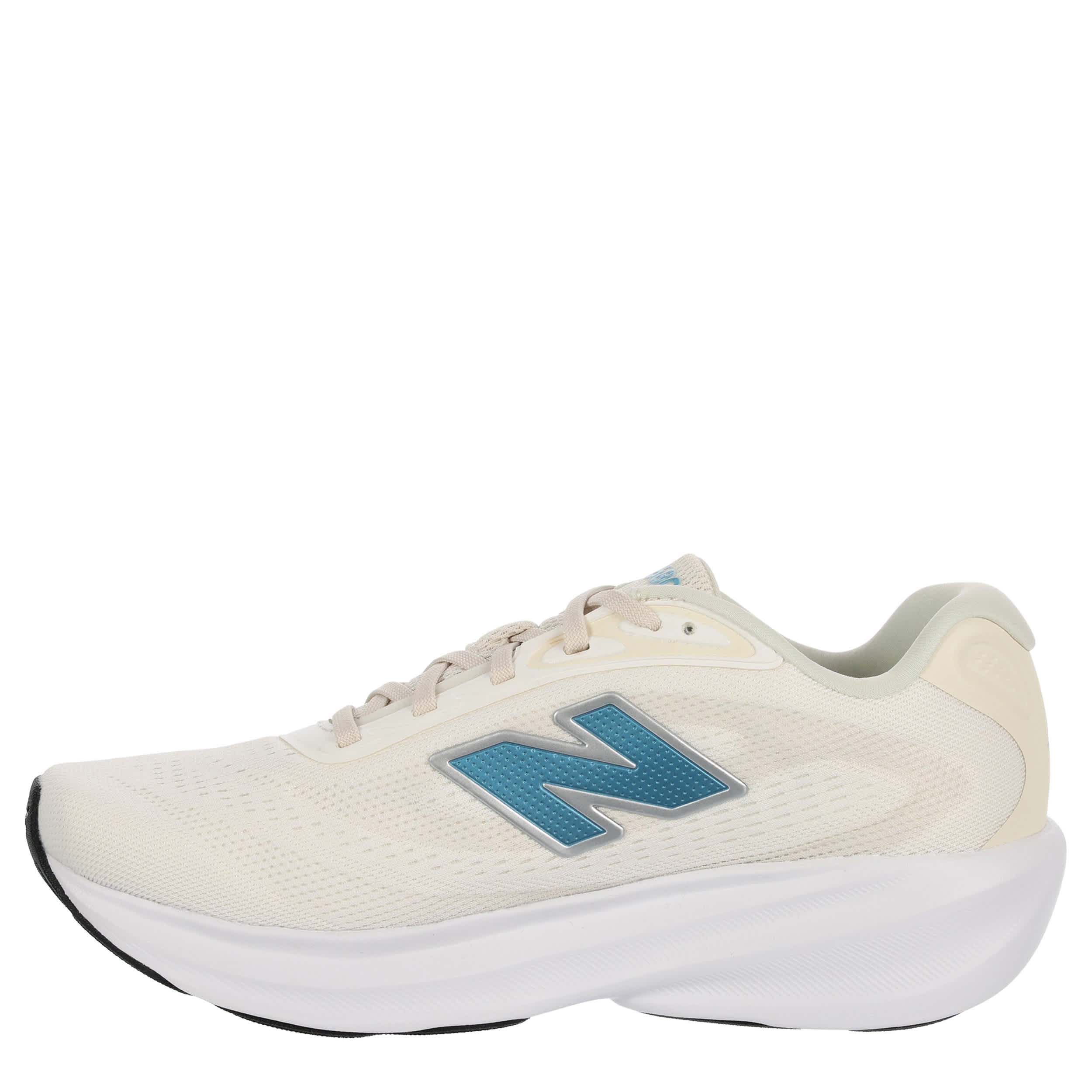 NEW BALANCE-WOMENS FRESH FOAM 680 V9 RUNNING SHOE-OFF WHITE & LIGHT BLUE
