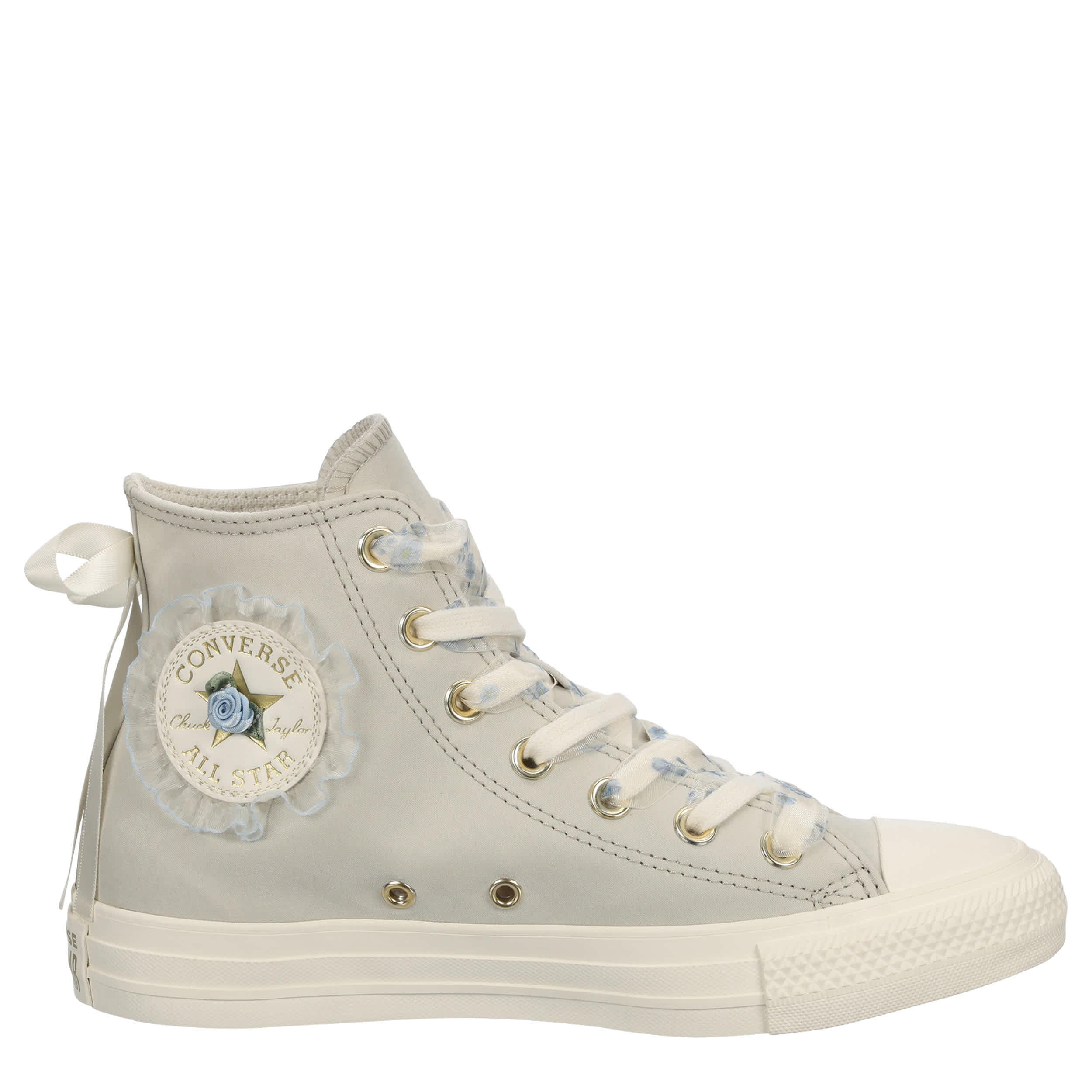 CONVERSE-WOMENS CHUCK TAYLOR ALL STAR HIGH TOP SNEAKER-PALE GREEN & FLORAL