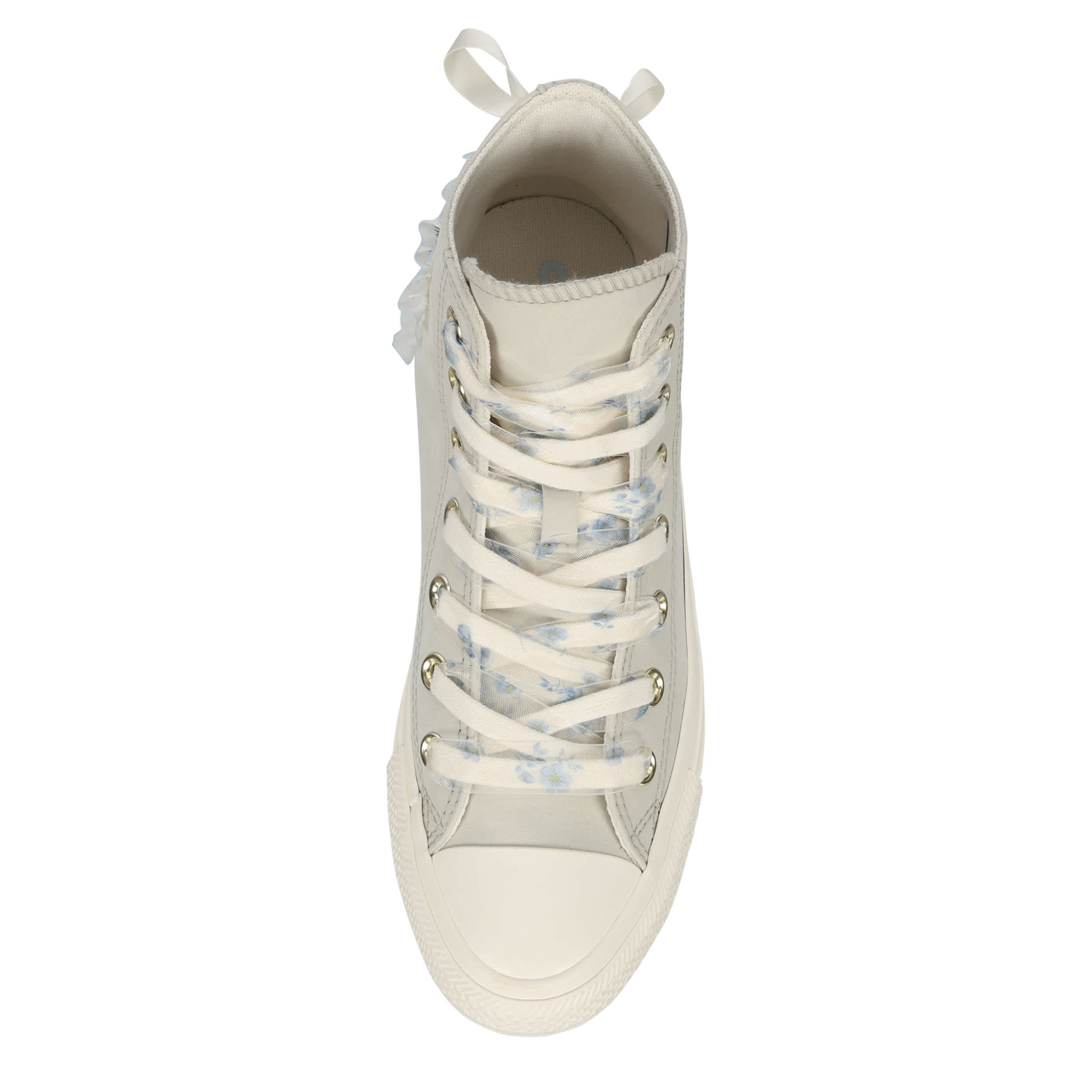 CONVERSE-WOMENS CHUCK TAYLOR ALL STAR HIGH TOP SNEAKER-PALE GREEN & FLORAL