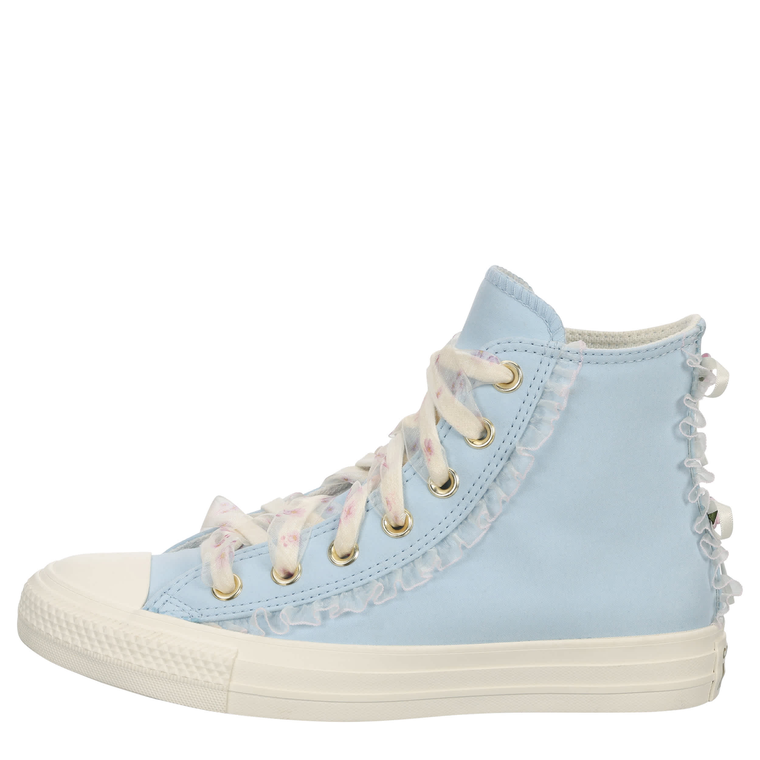 CONVERSE-WOMENS CHUCK TAYLOR ALL STAR HIGH TOP SNEAKER-LIGHT BLUE & FLORAL