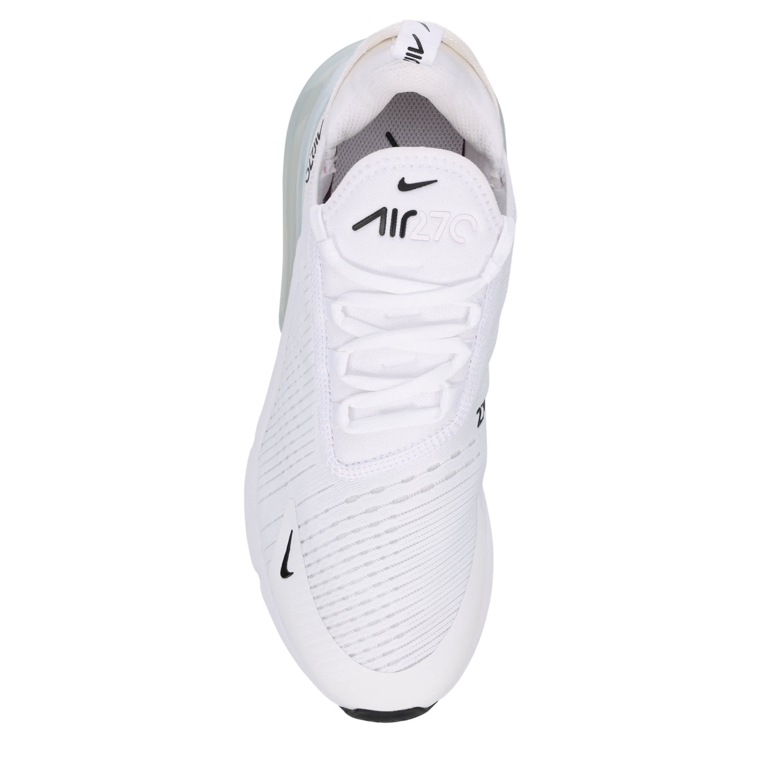 NIKE-WOMENS AIR MAX 270 SNEAKER-WHITE & BLACK