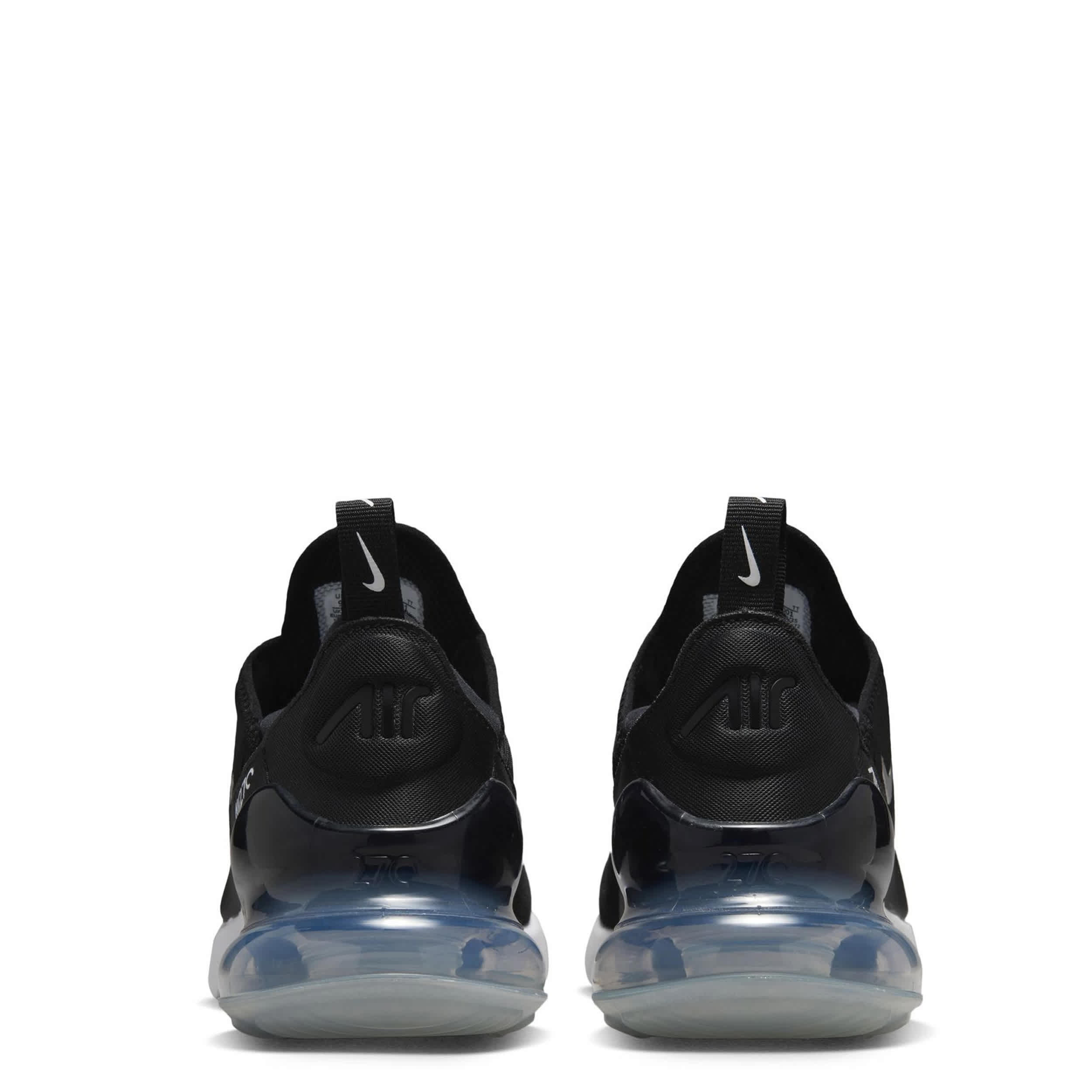 NIKE-WOMENS AIR MAX 270 SNEAKER-BLACK & SILVER