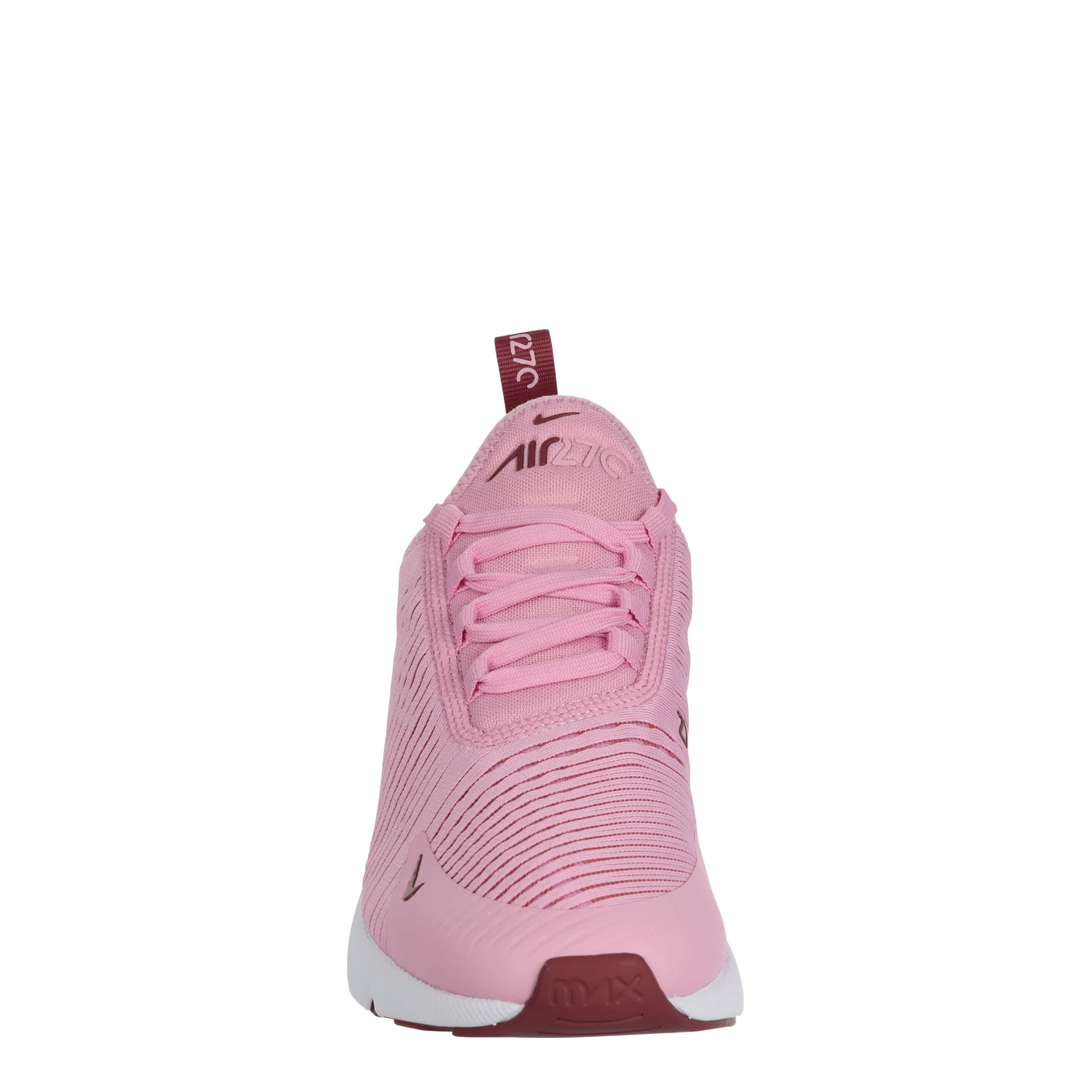 NIKE-WOMENS AIR MAX 270 SNEAKER-PINK & RED