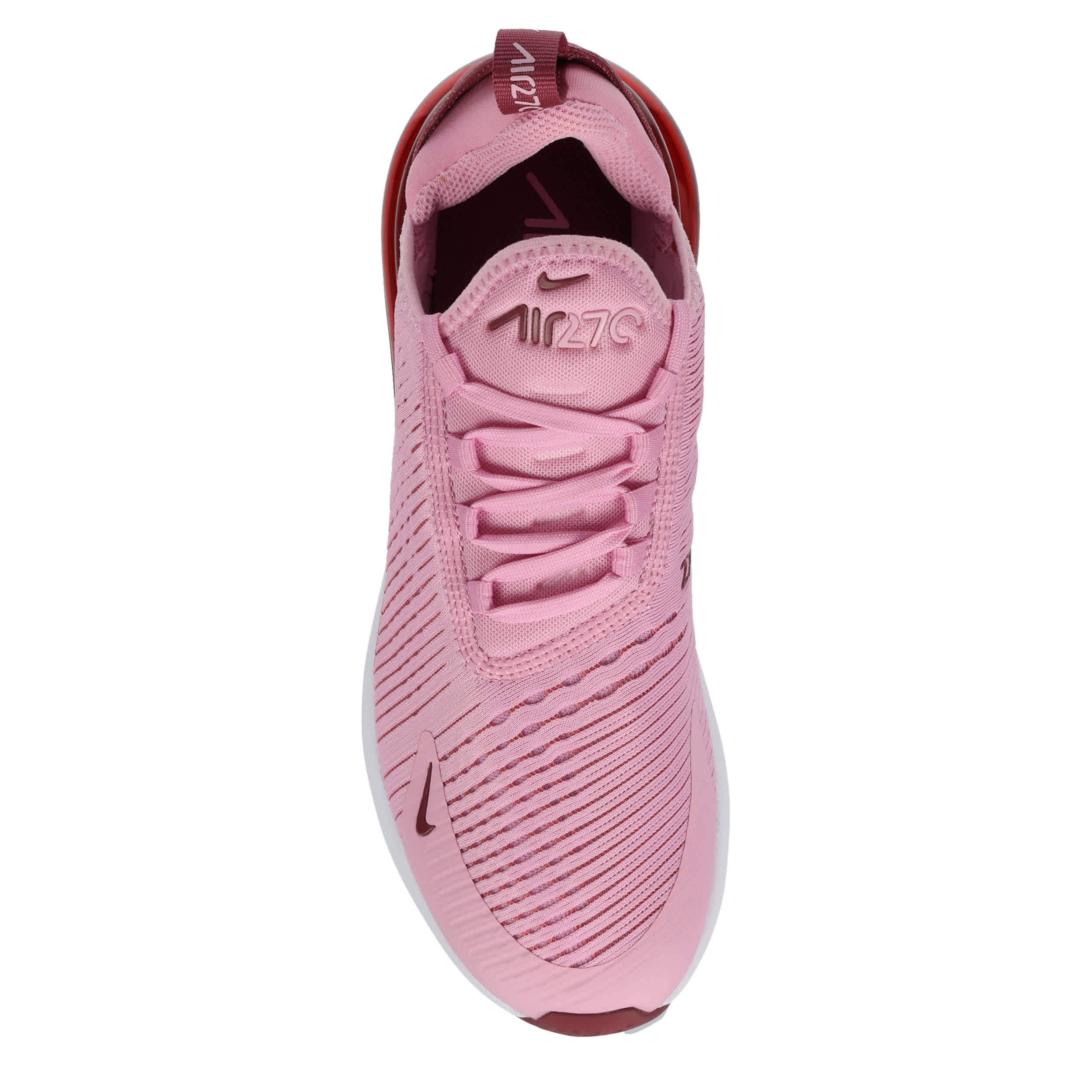 NIKE-WOMENS AIR MAX 270 SNEAKER-PINK & RED
