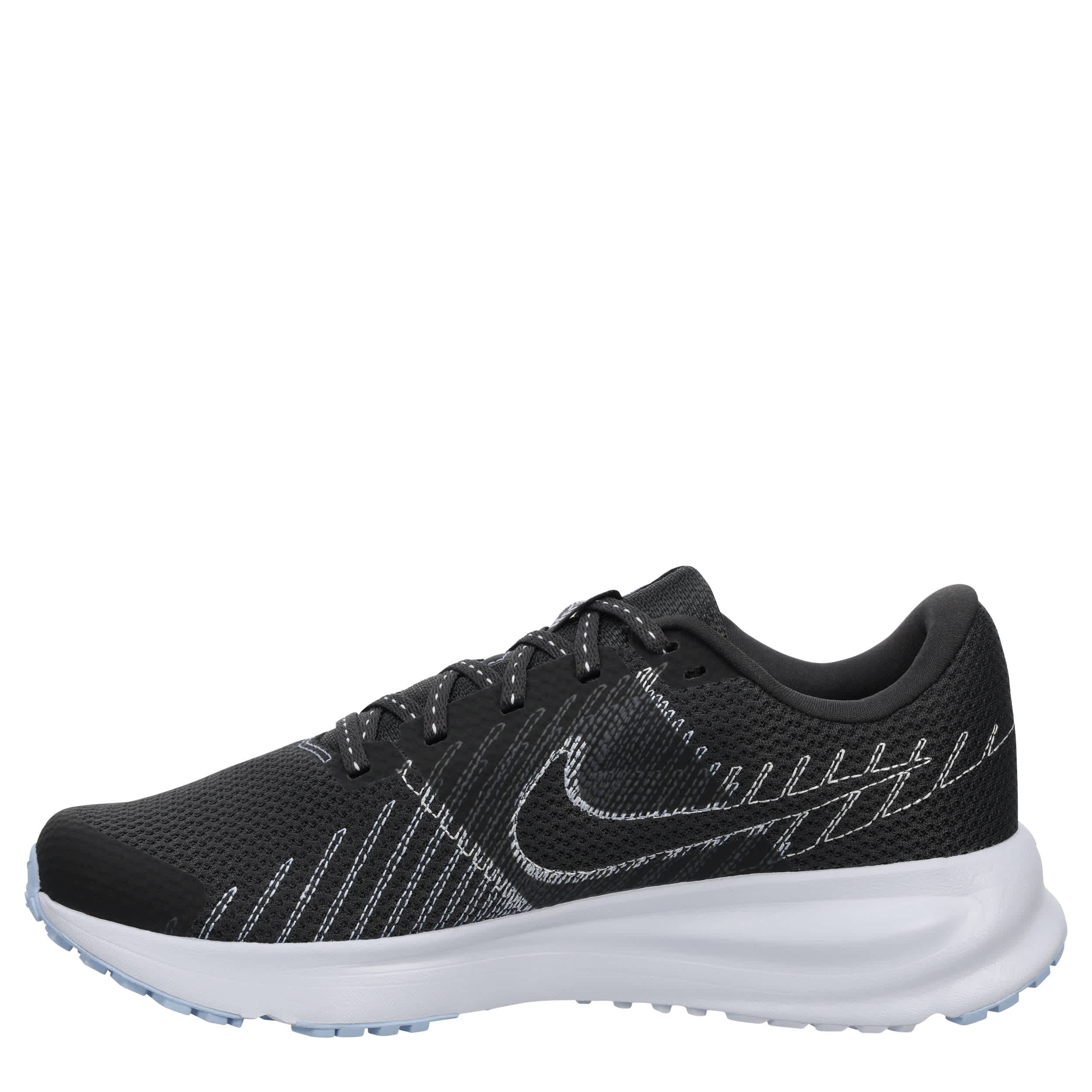 NIKE-WOMENS RUN DEFY RUNNING SHOE-DARK GREY & WHITE