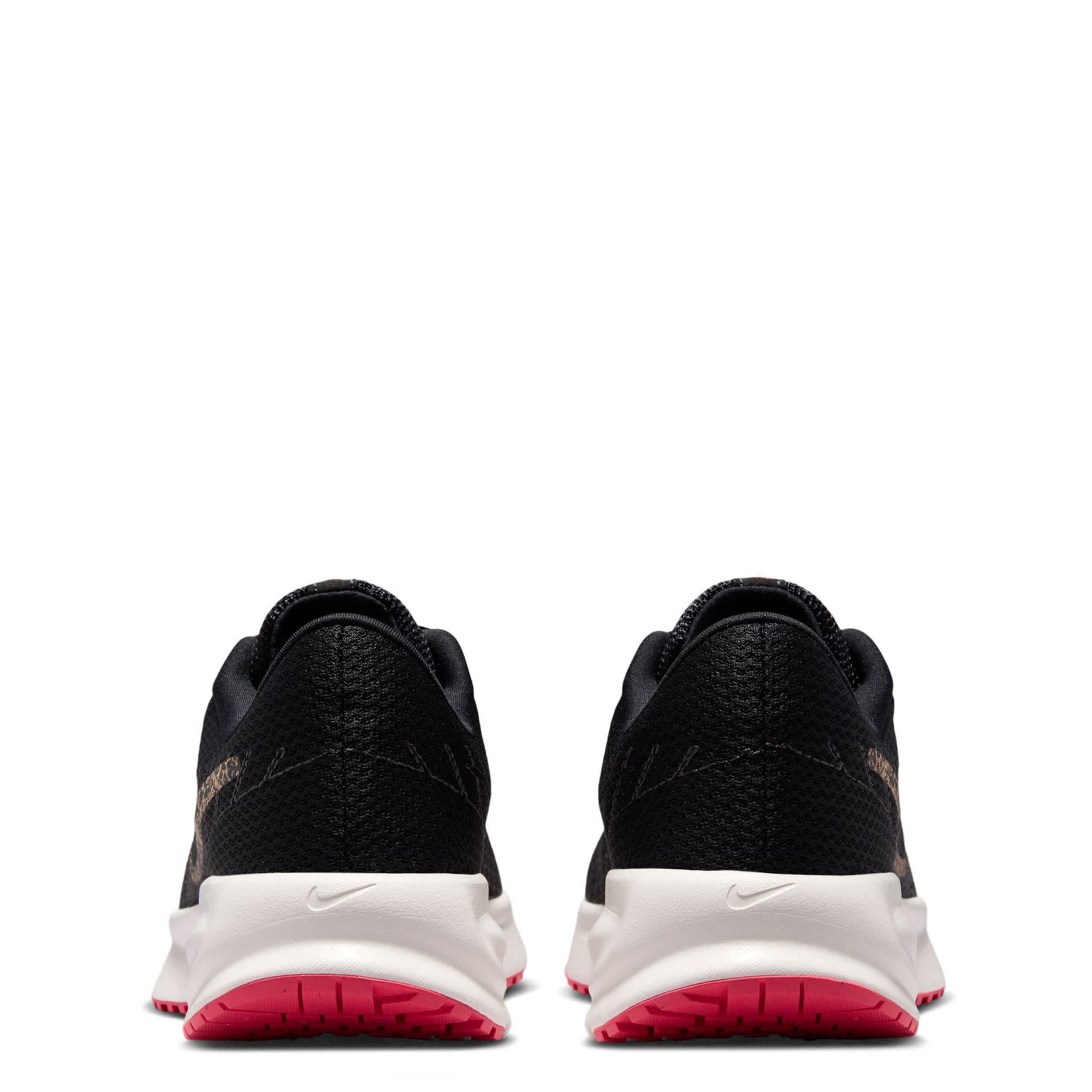 NIKE-WOMENS RUN DEFY RUNNING SHOE-BLACK & ANIMAL