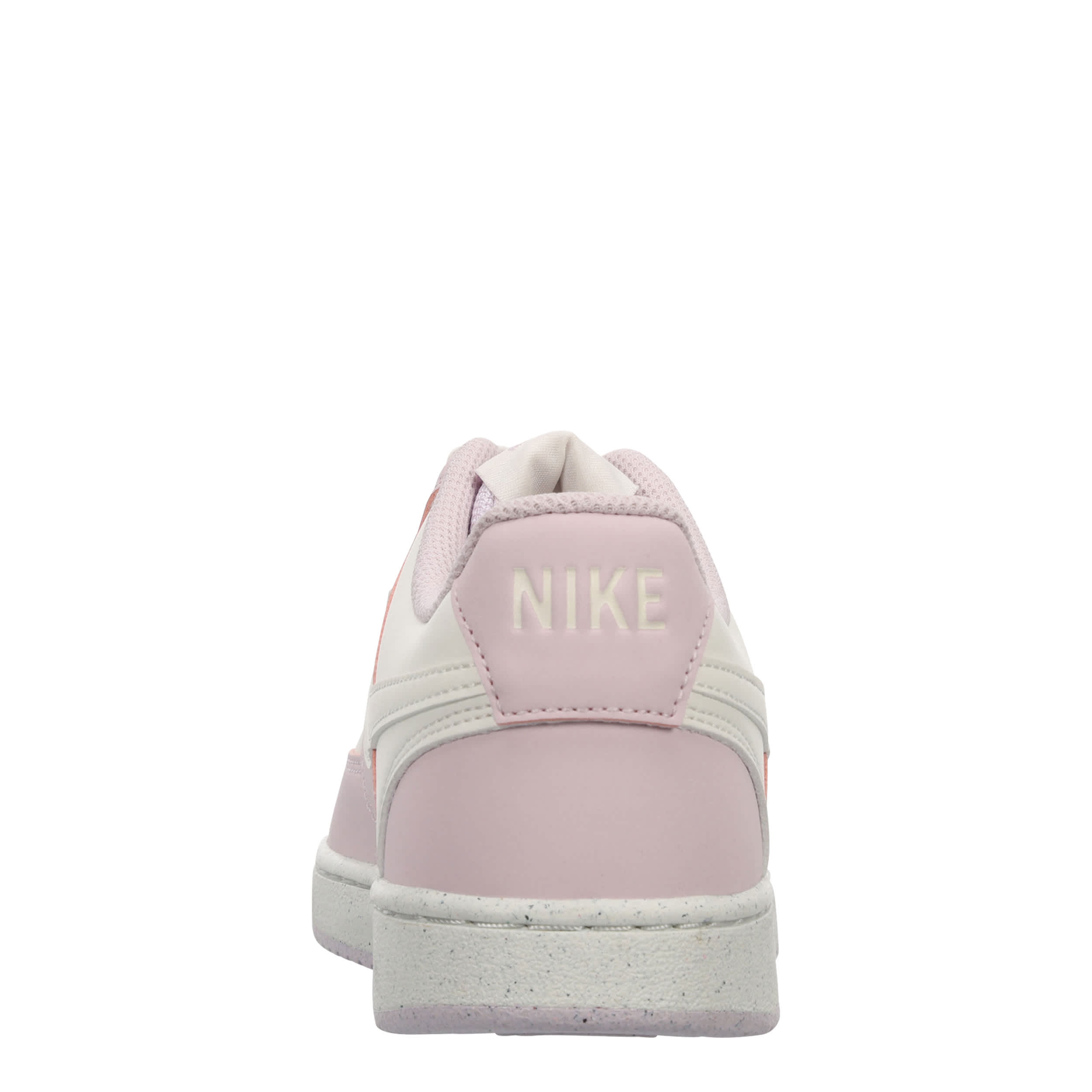 NIKE-WOMENS COURT VISION LOW SNEAKER-BLUSH & WHITE