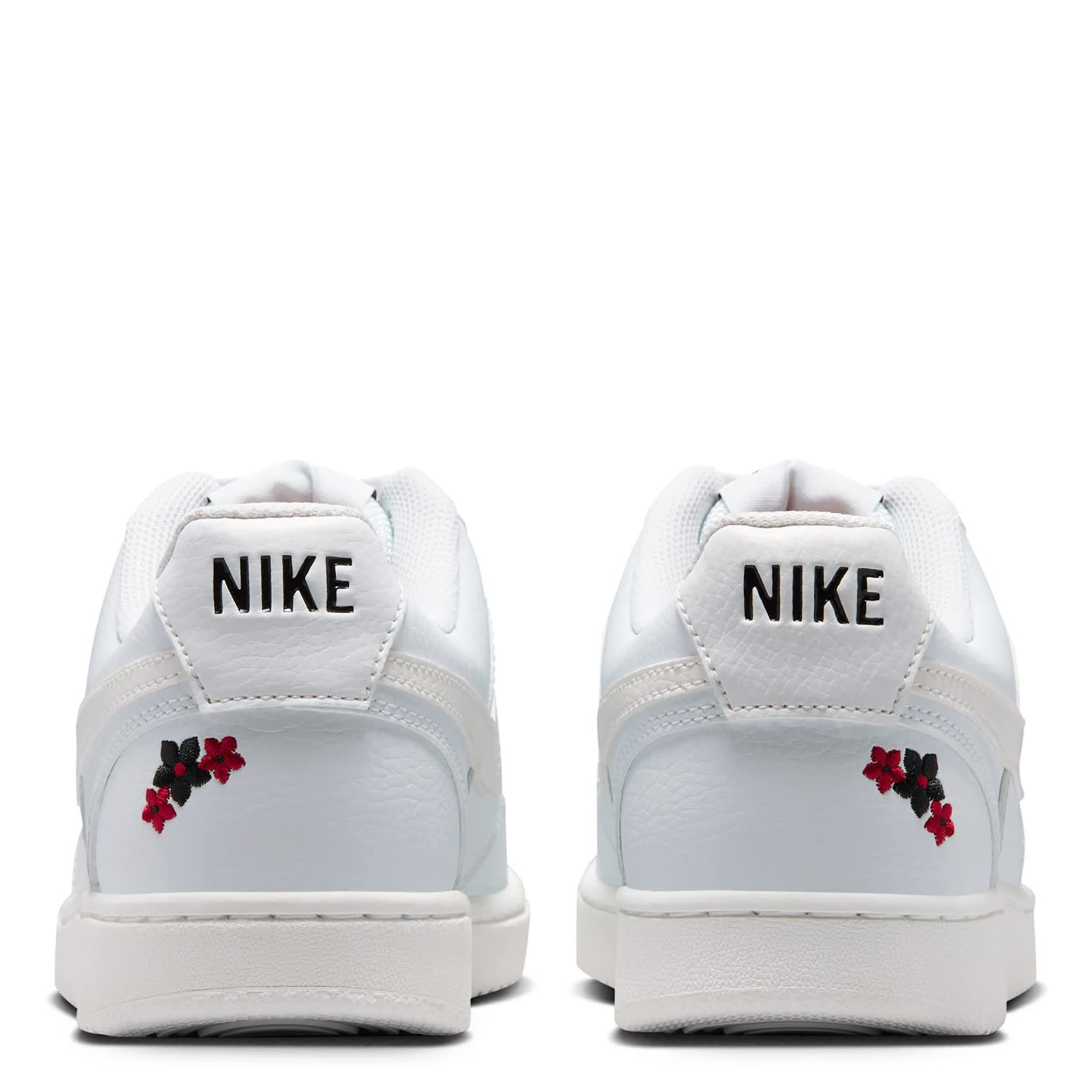 NIKE-WOMENS COURT VISION LOW SNEAKER-PALE GREY & FLORAL