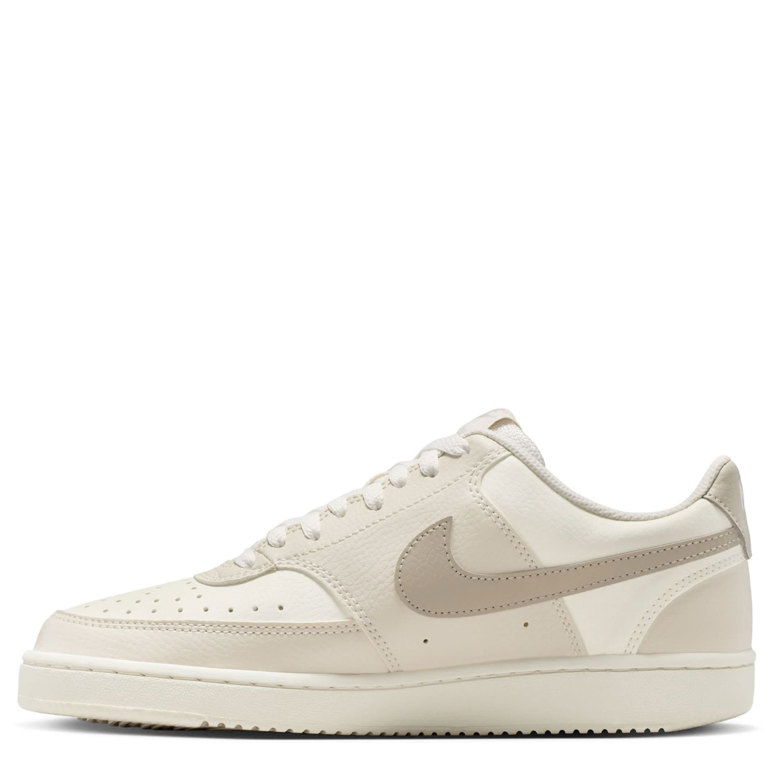 NIKE-WOMENS COURT VISION LOW SNEAKER-OFF WHITE & FLORAL