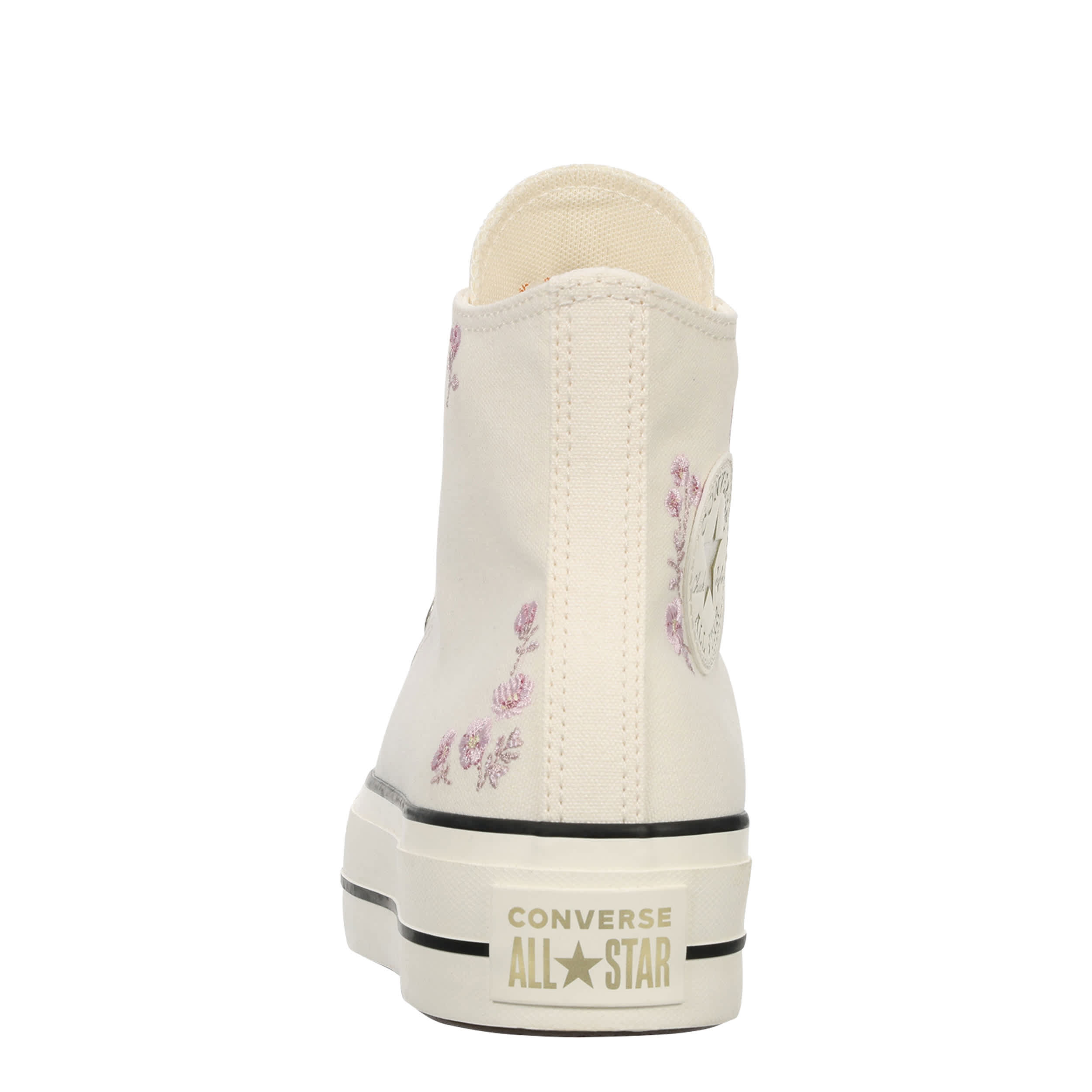 CONVERSE-WOMENS CHUCK TAYLOR ALL STAR HIGH TOP PLATFORM SNEAKER-OFF WHITE & FLORAL