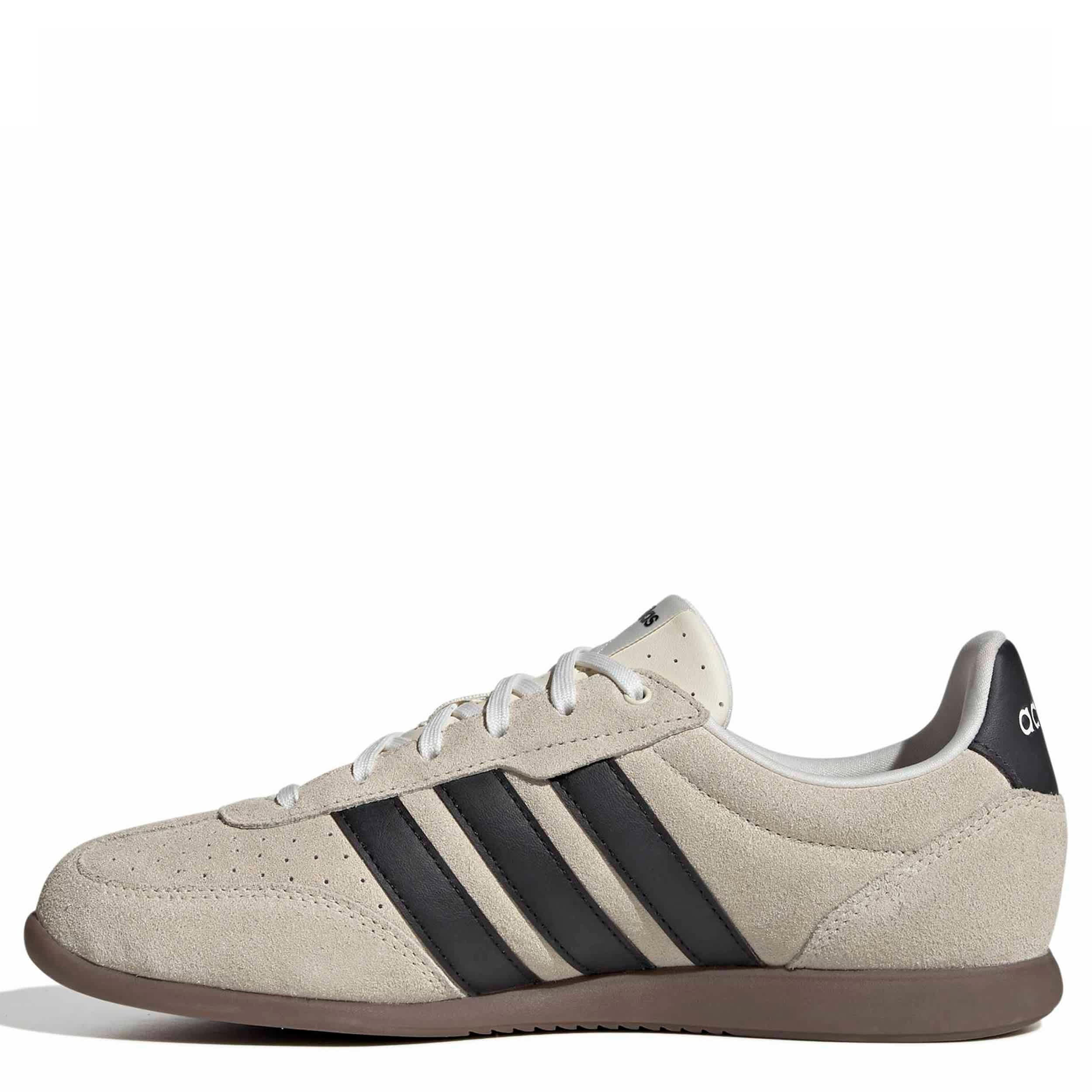 ADIDAS-WOMENS BARREDA LO SNEAKER-OFF WHITE & BLACK