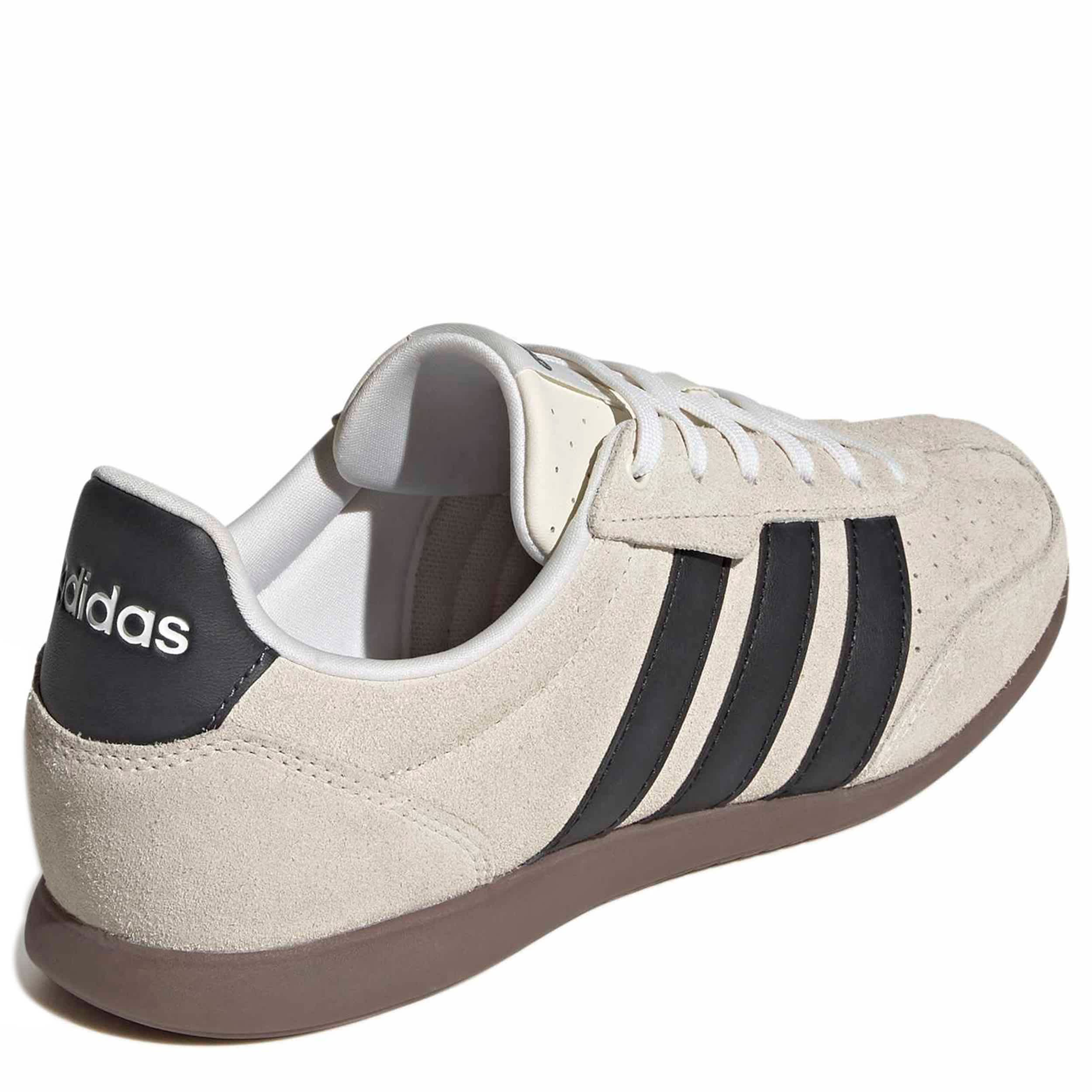 ADIDAS-WOMENS BARREDA LO SNEAKER-OFF WHITE & BLACK