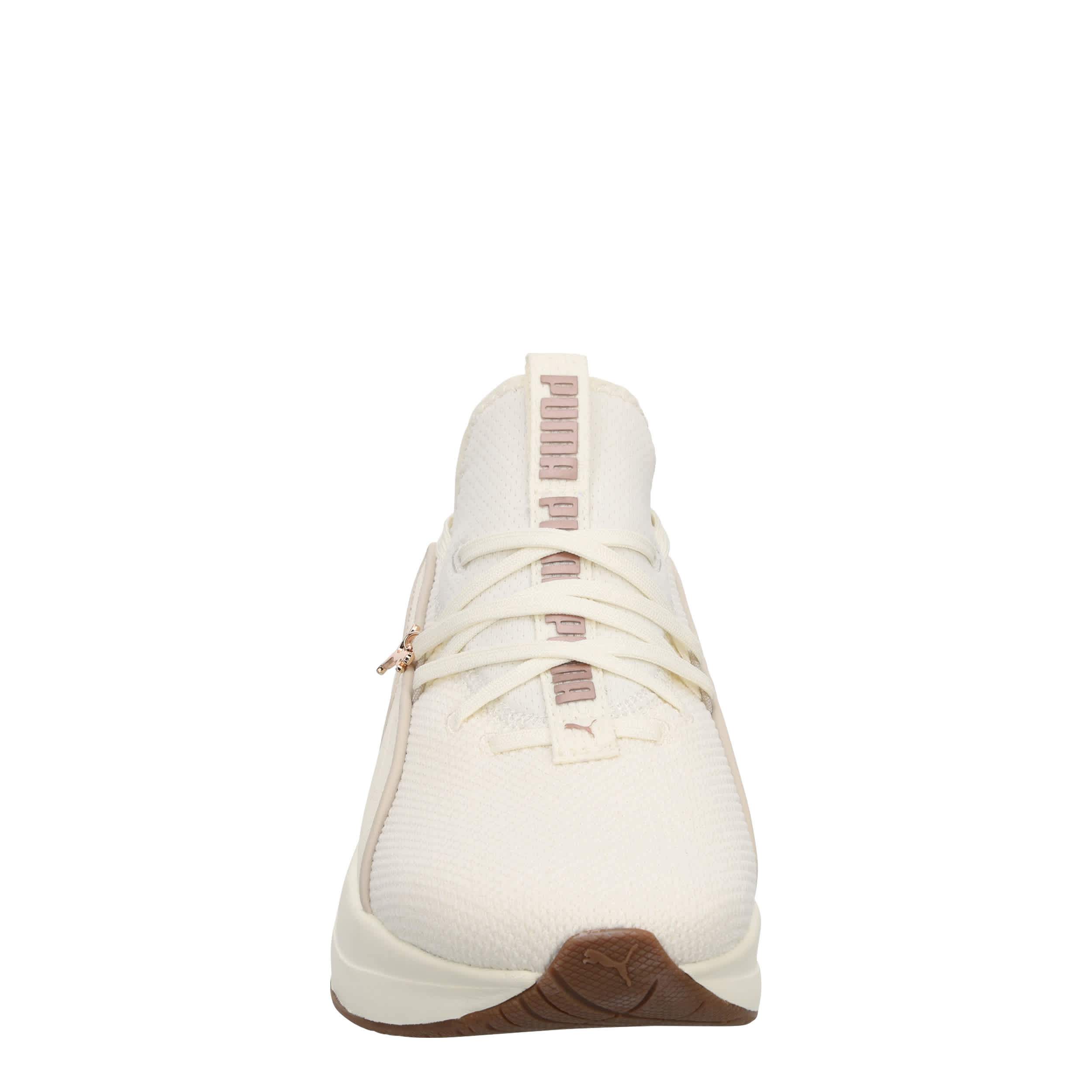 PUMA-WOMENS SABRINA RUNNING SHOE-OFF WHITE & ROSE GOLD