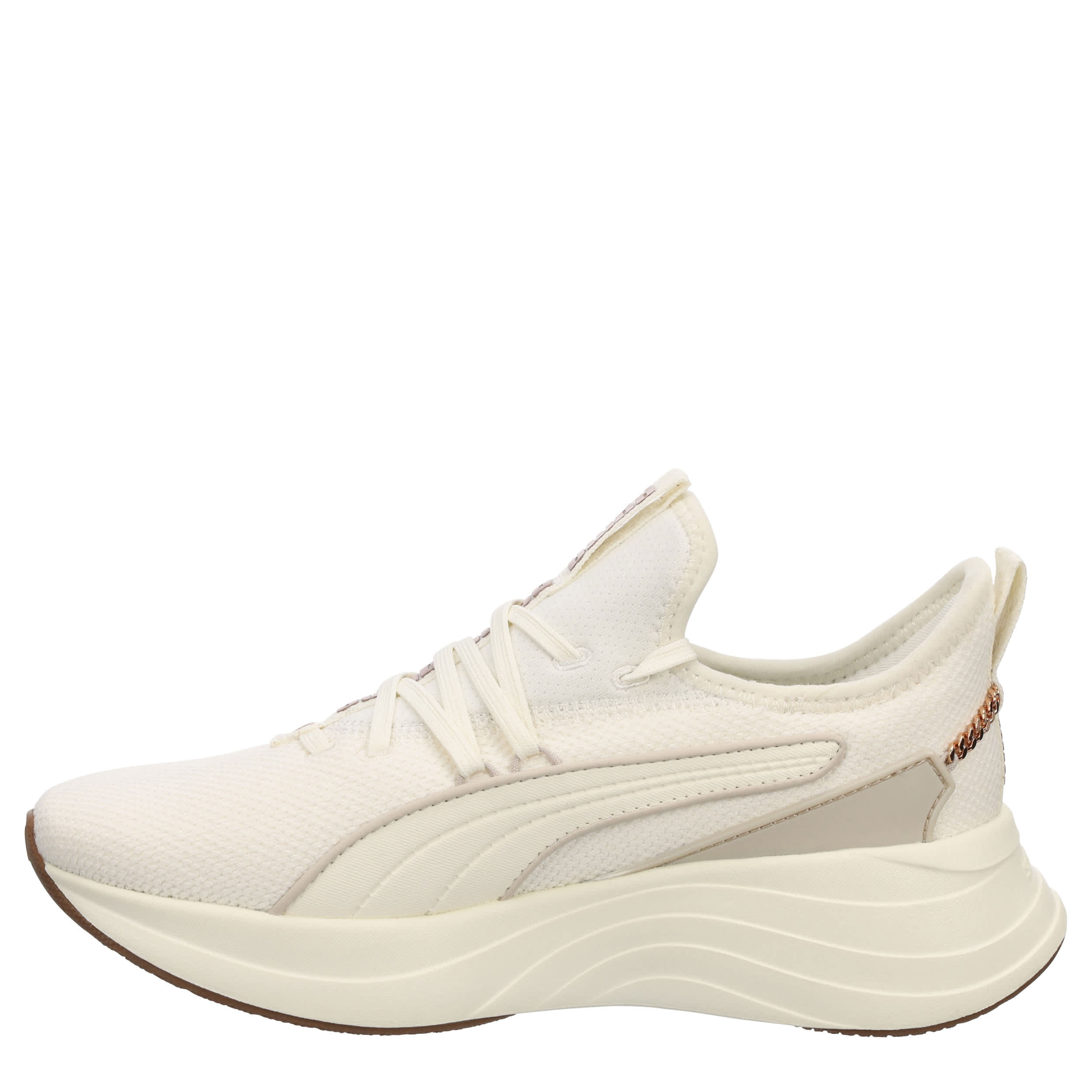 PUMA-WOMENS SABRINA RUNNING SHOE-OFF WHITE & ROSE GOLD