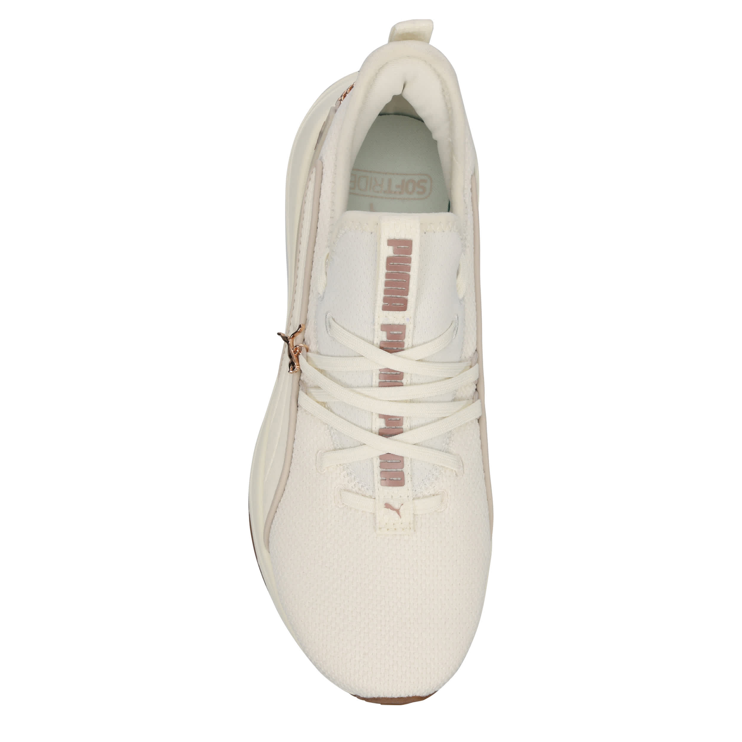 PUMA-WOMENS SABRINA RUNNING SHOE-OFF WHITE & ROSE GOLD
