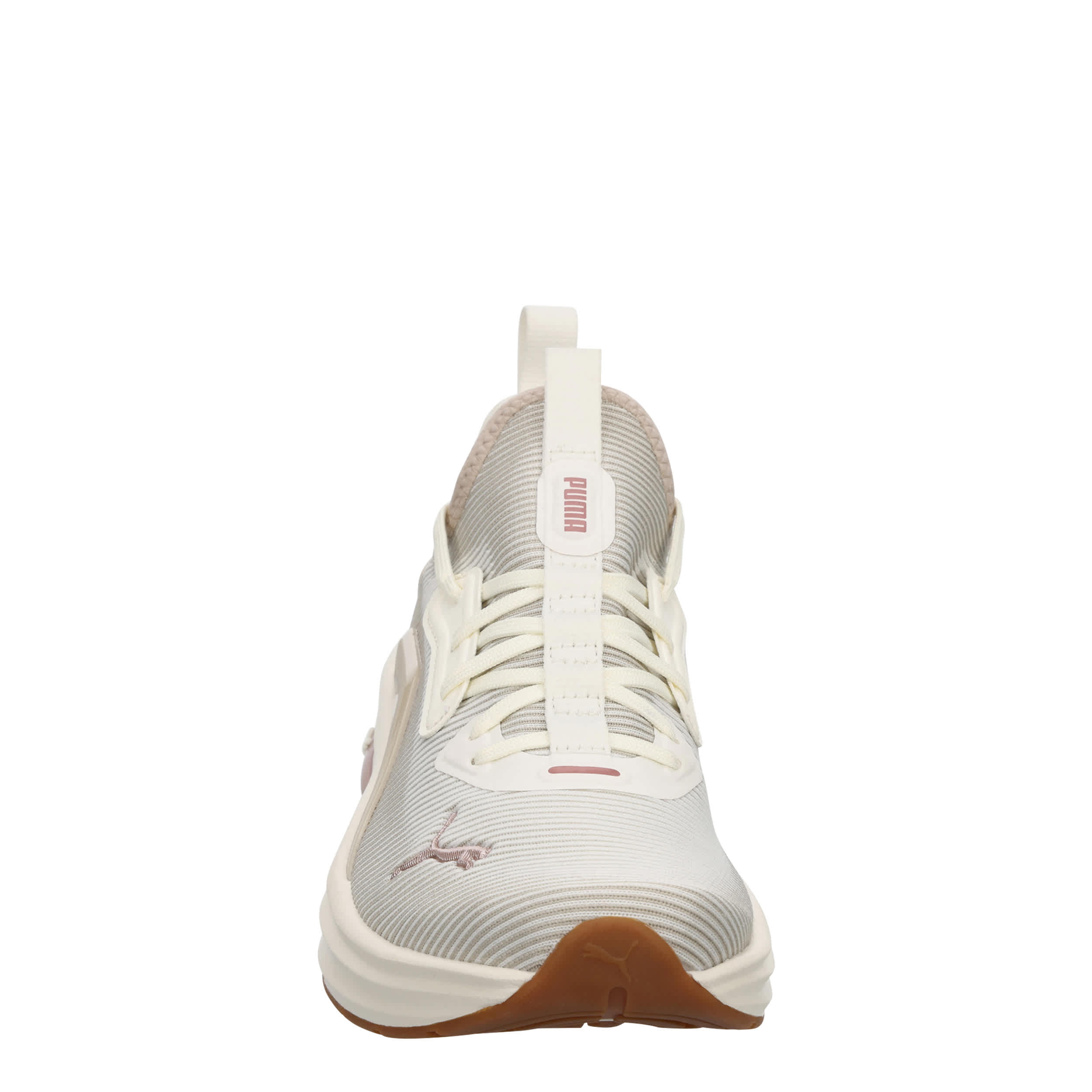 PUMA-WOMENS ENZO 6 HYPE RUNNING SHOE-OFF WHITE & TAN