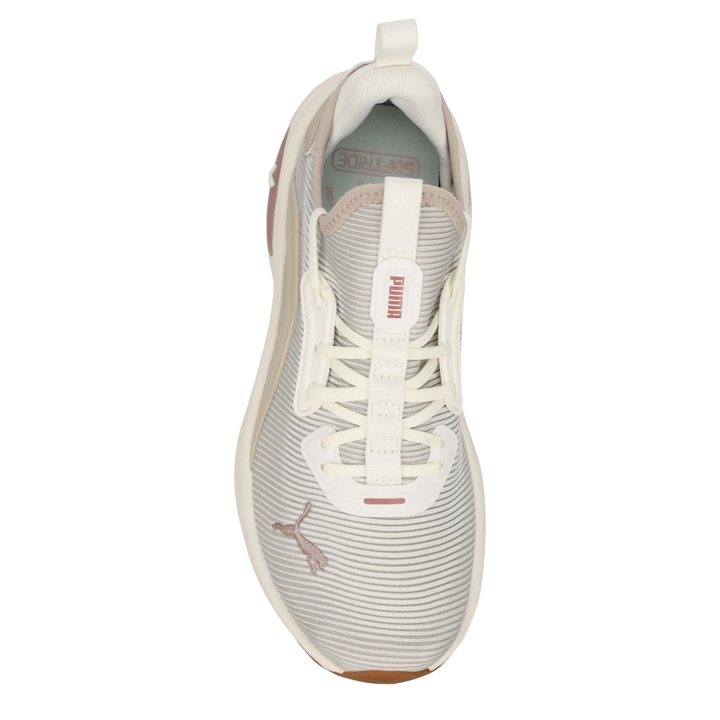 PUMA-WOMENS ENZO 6 HYPE RUNNING SHOE-OFF WHITE & TAN