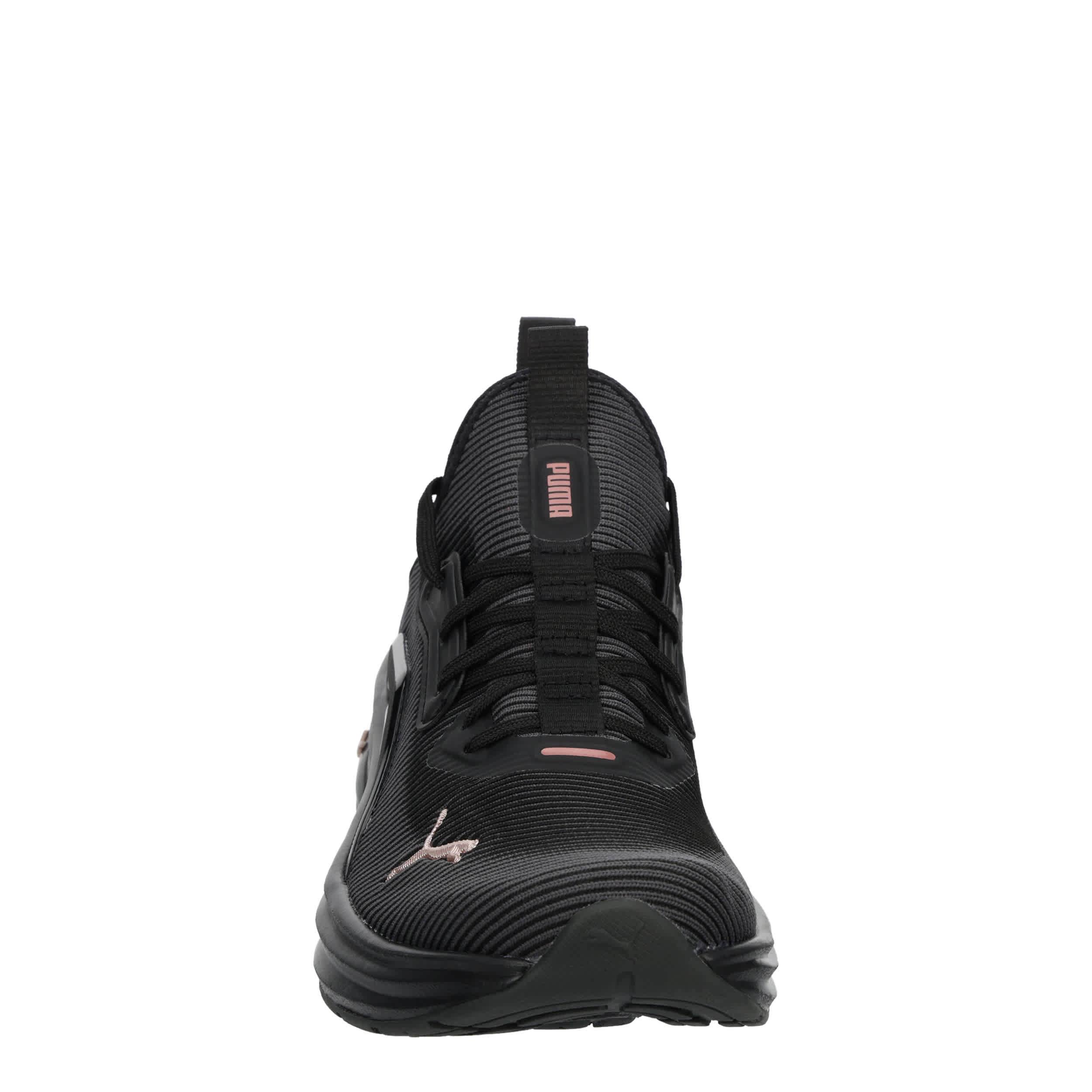 PUMA-WOMENS ENZO 6 HYPE RUNNING SHOE-BLACK & ROSE GOLD