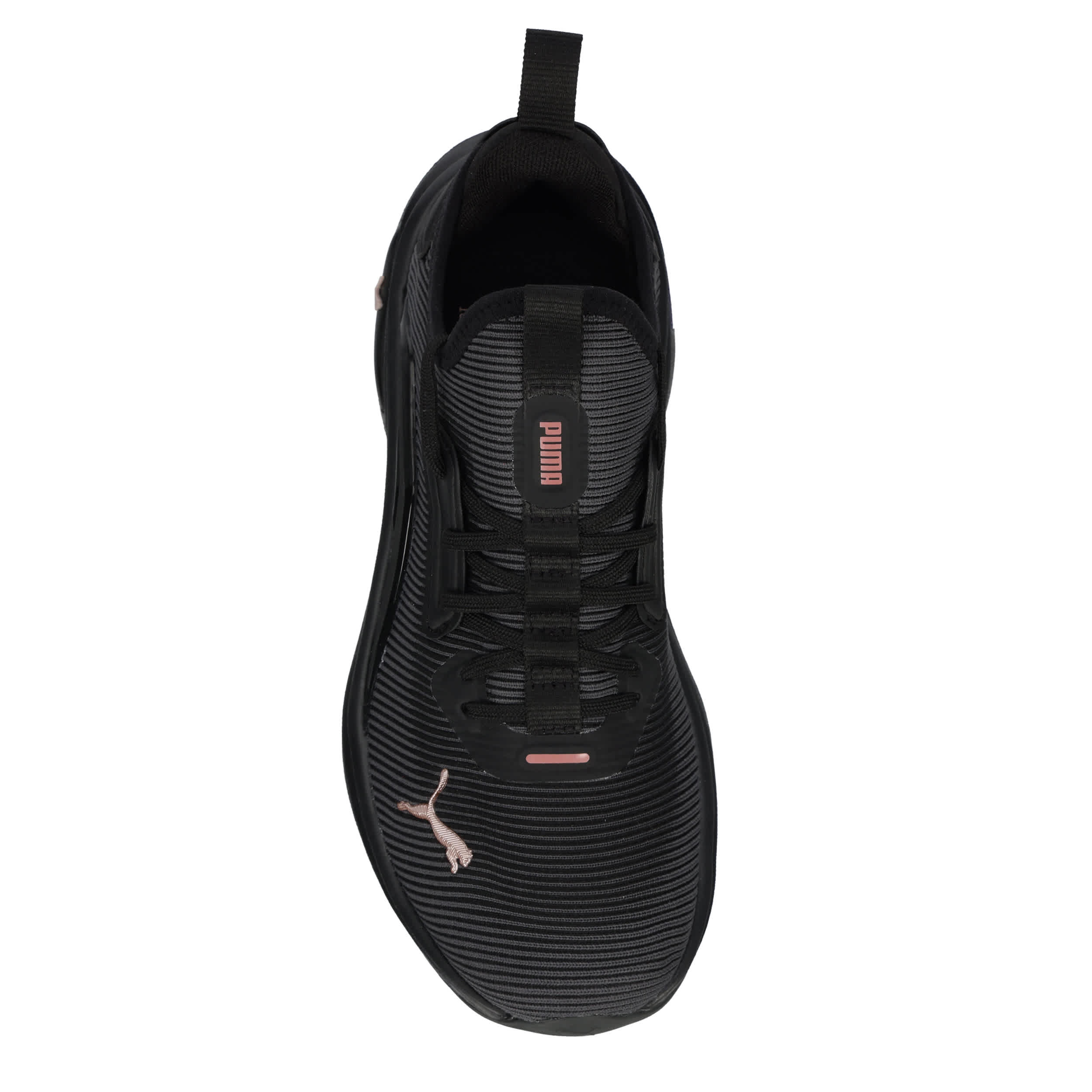PUMA-WOMENS ENZO 6 HYPE RUNNING SHOE-BLACK & ROSE GOLD