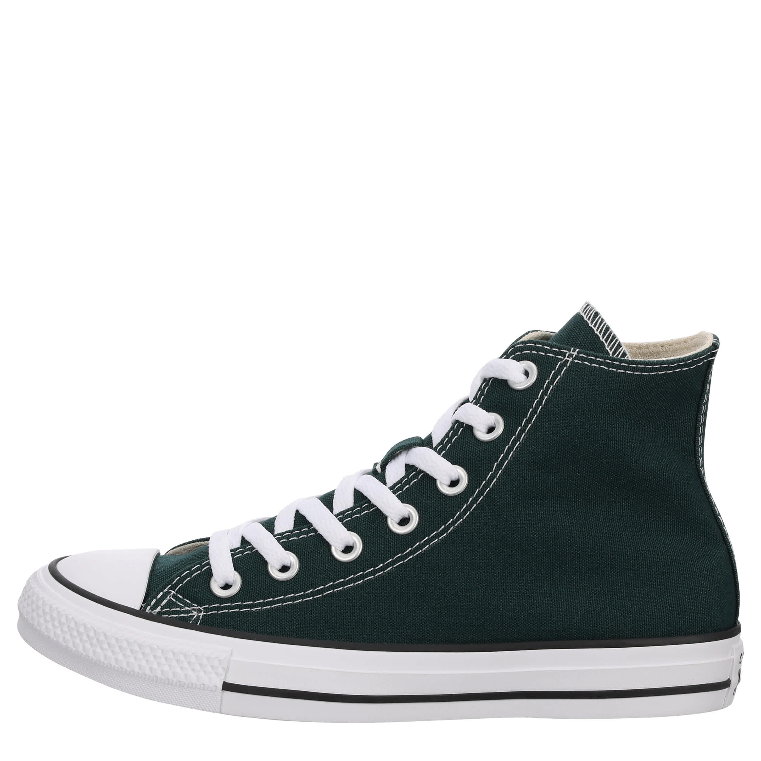 CONVERSE-WOMENS CHUCK TAYLOR ALL STAR HIGH TOP SNEAKER-DARK GREEN & 