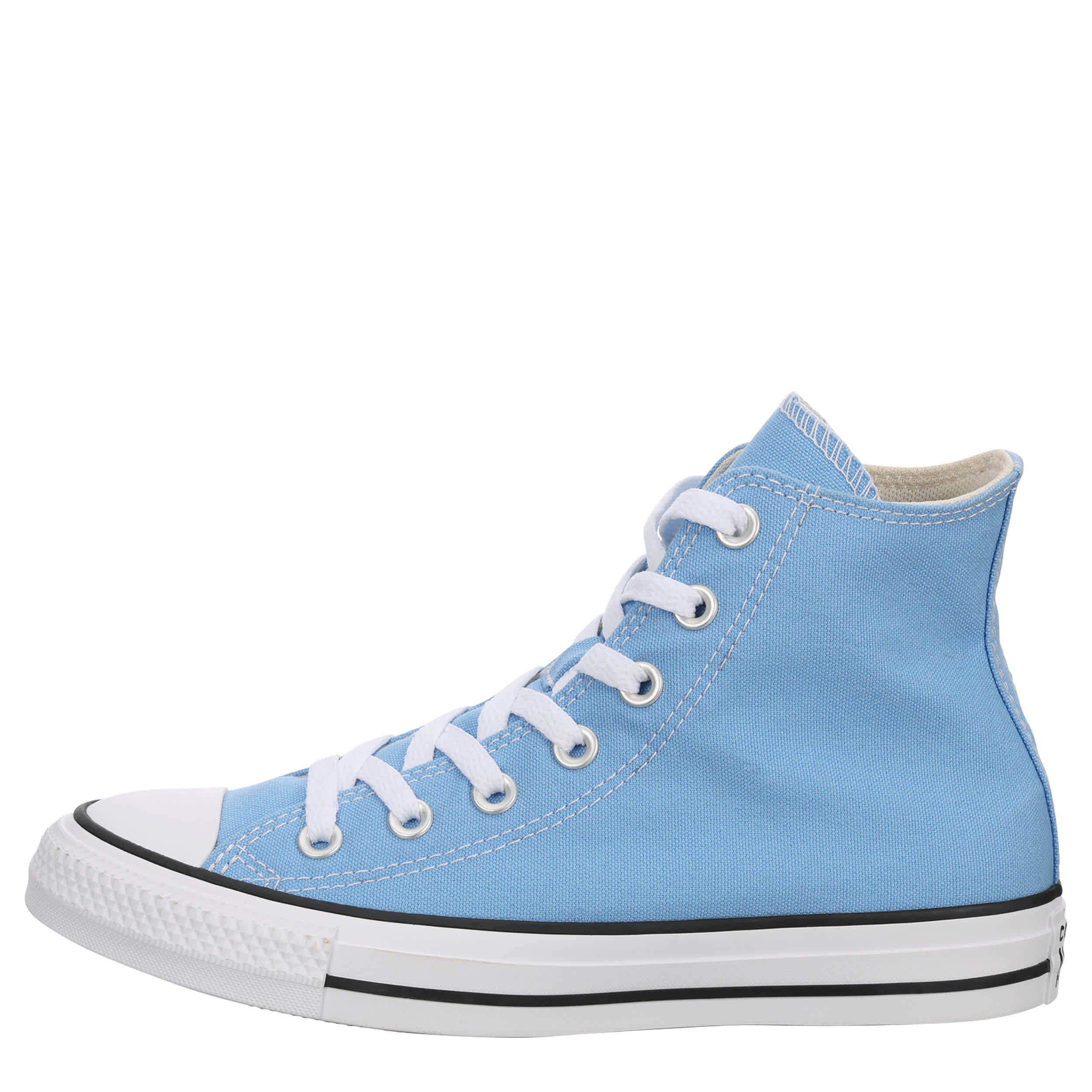 CONVERSE-WOMENS CHUCK TAYLOR ALL STAR HIGH TOP SNEAKER-LIGHT BLUE & 