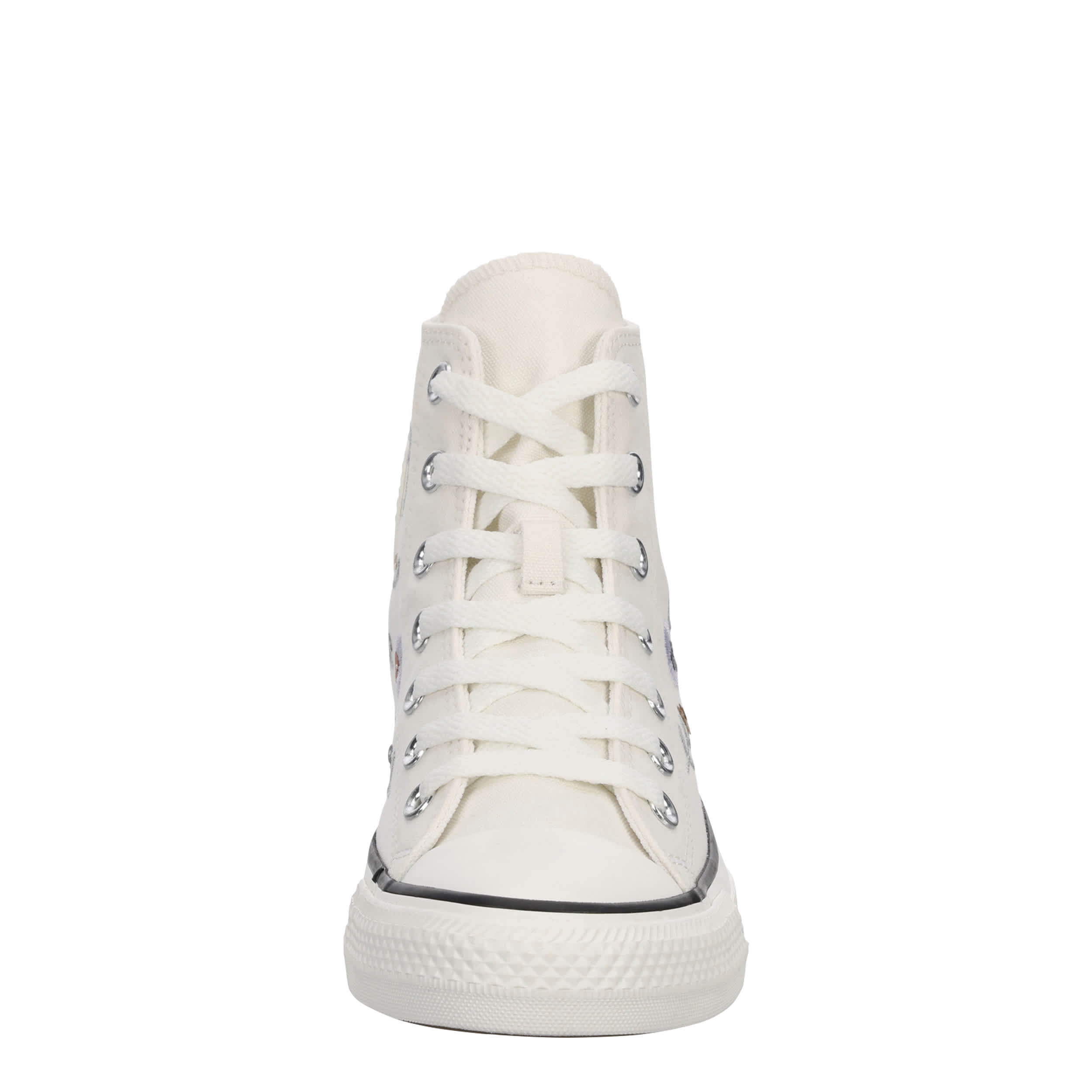 CONVERSE-WOMENS CHUCK TAYLOR ALL STAR HIGH TOP SNEAKER-OFF WHITE & MULTICOLOR