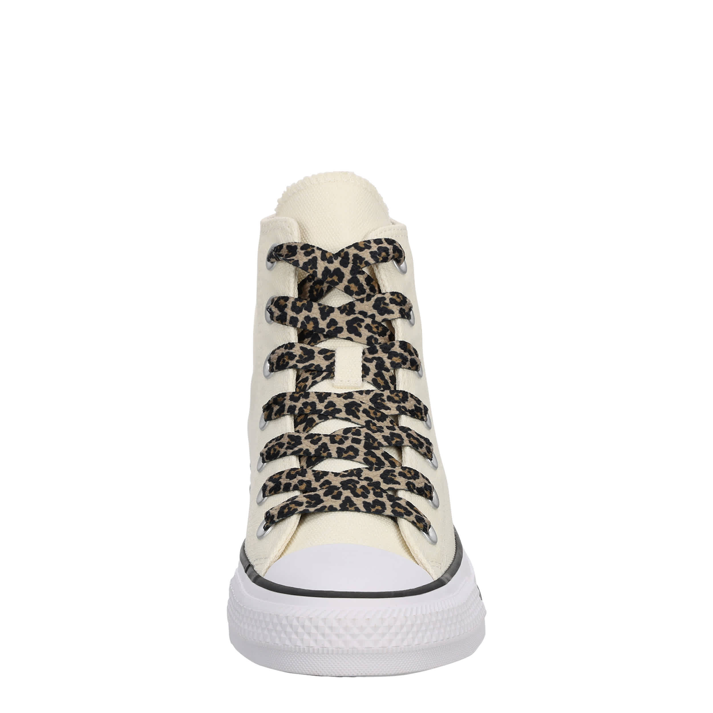 CONVERSE-WOMENS CHUCK TAYLOR ALL STAR HIGH TOP SNEAKER-IVORY & LEOPARD